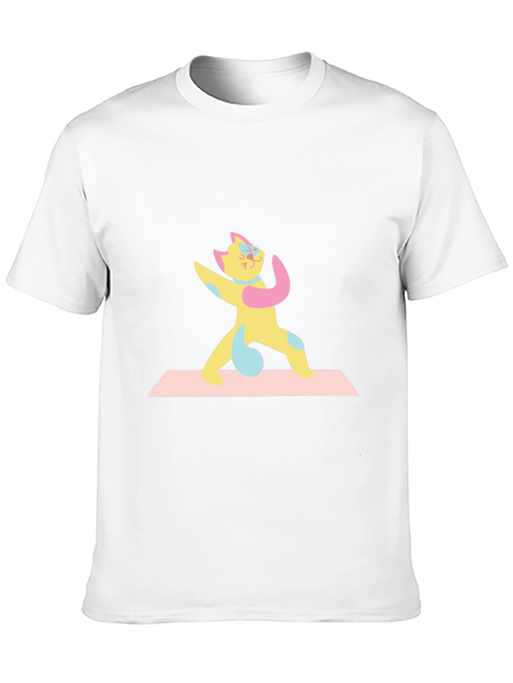 Yoga Cat Black T-Shirt