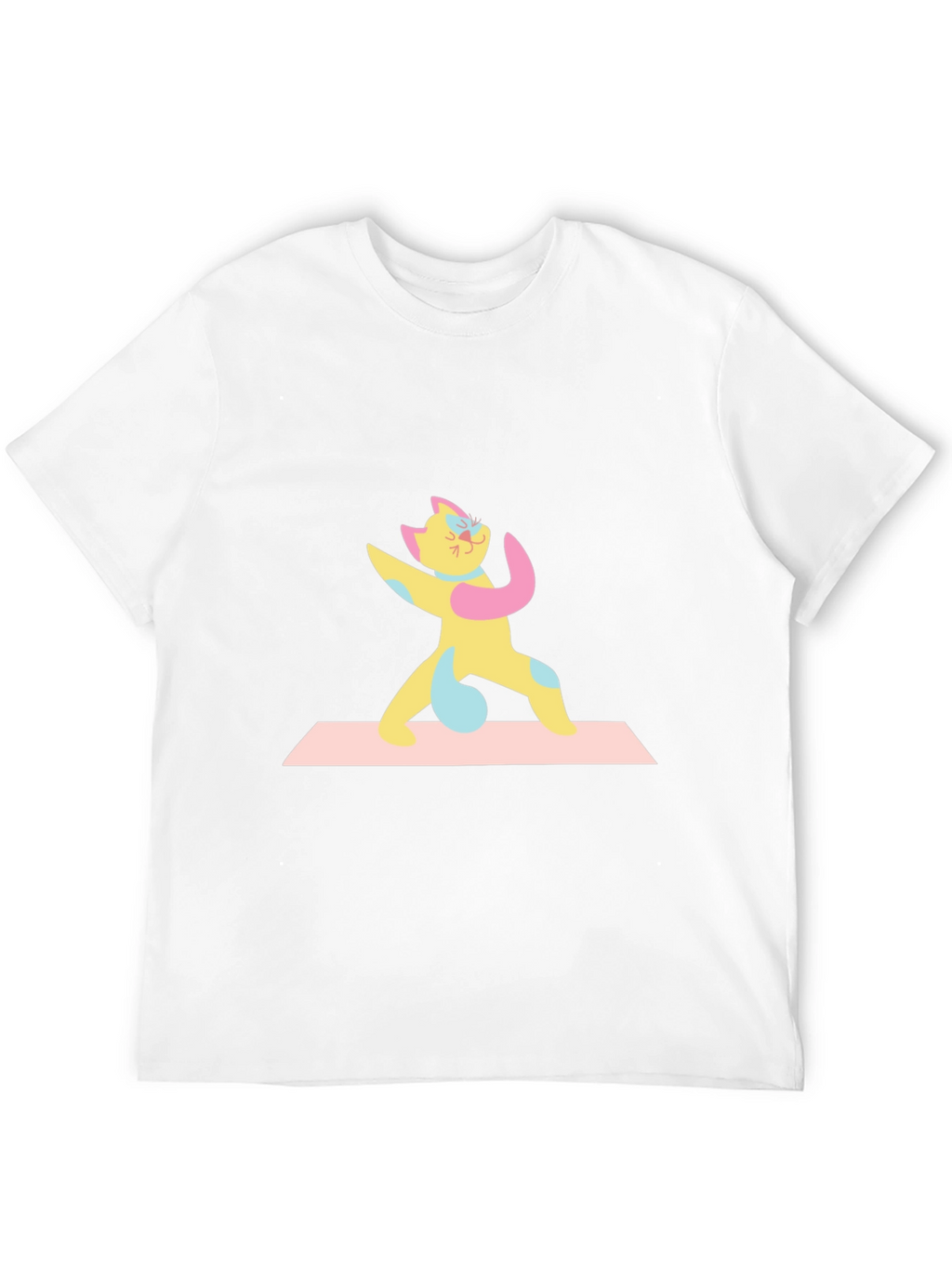Yoga Cat Black T-Shirt