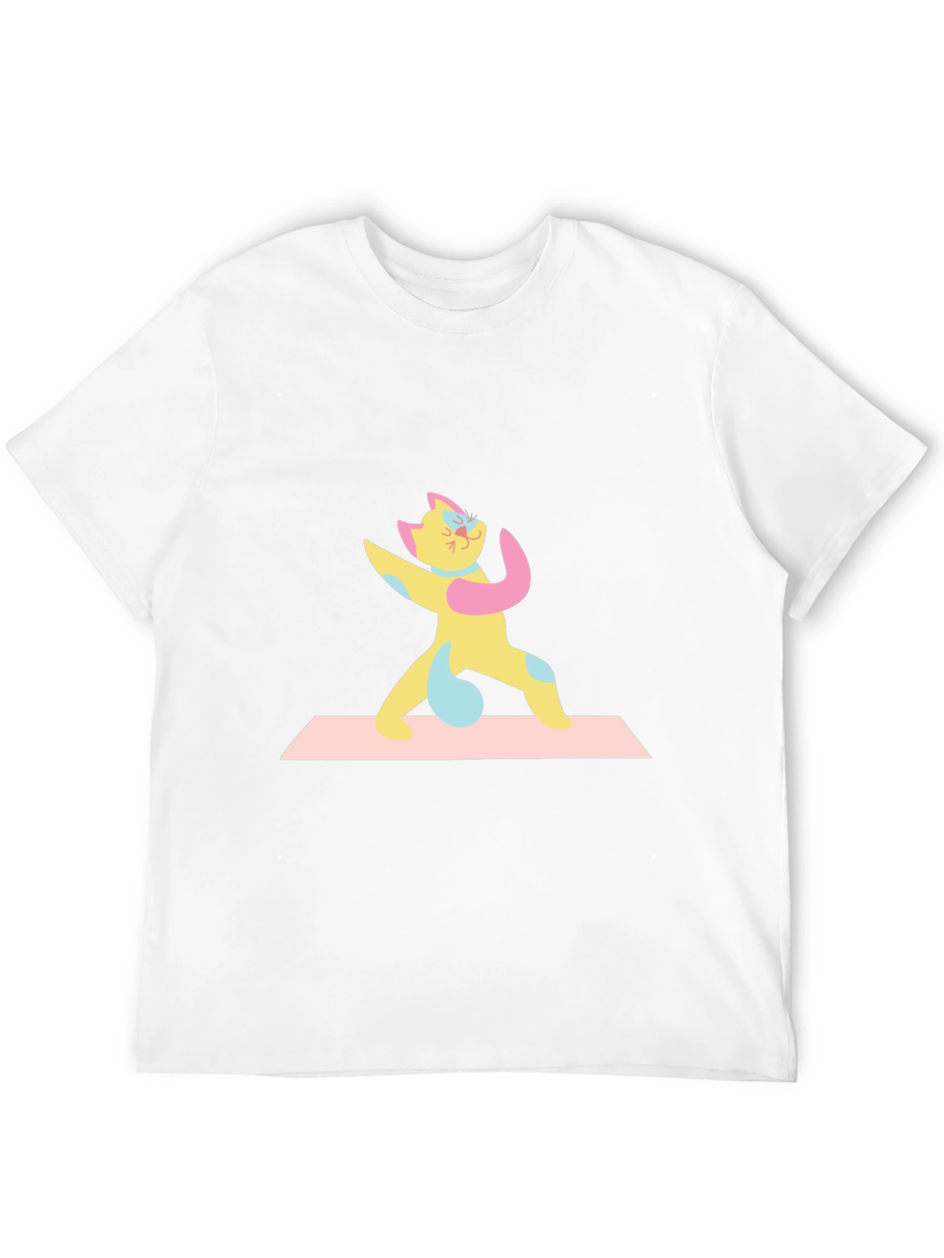 Yoga Cat Black T-Shirt