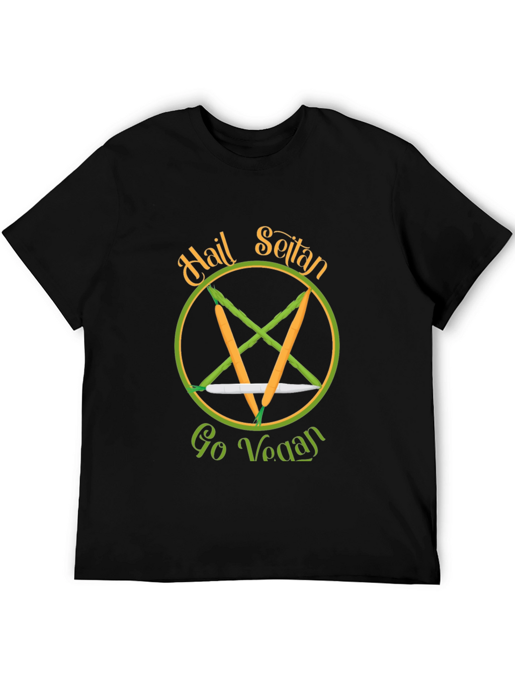 Hail Seitan Go Vegan T-Shirt