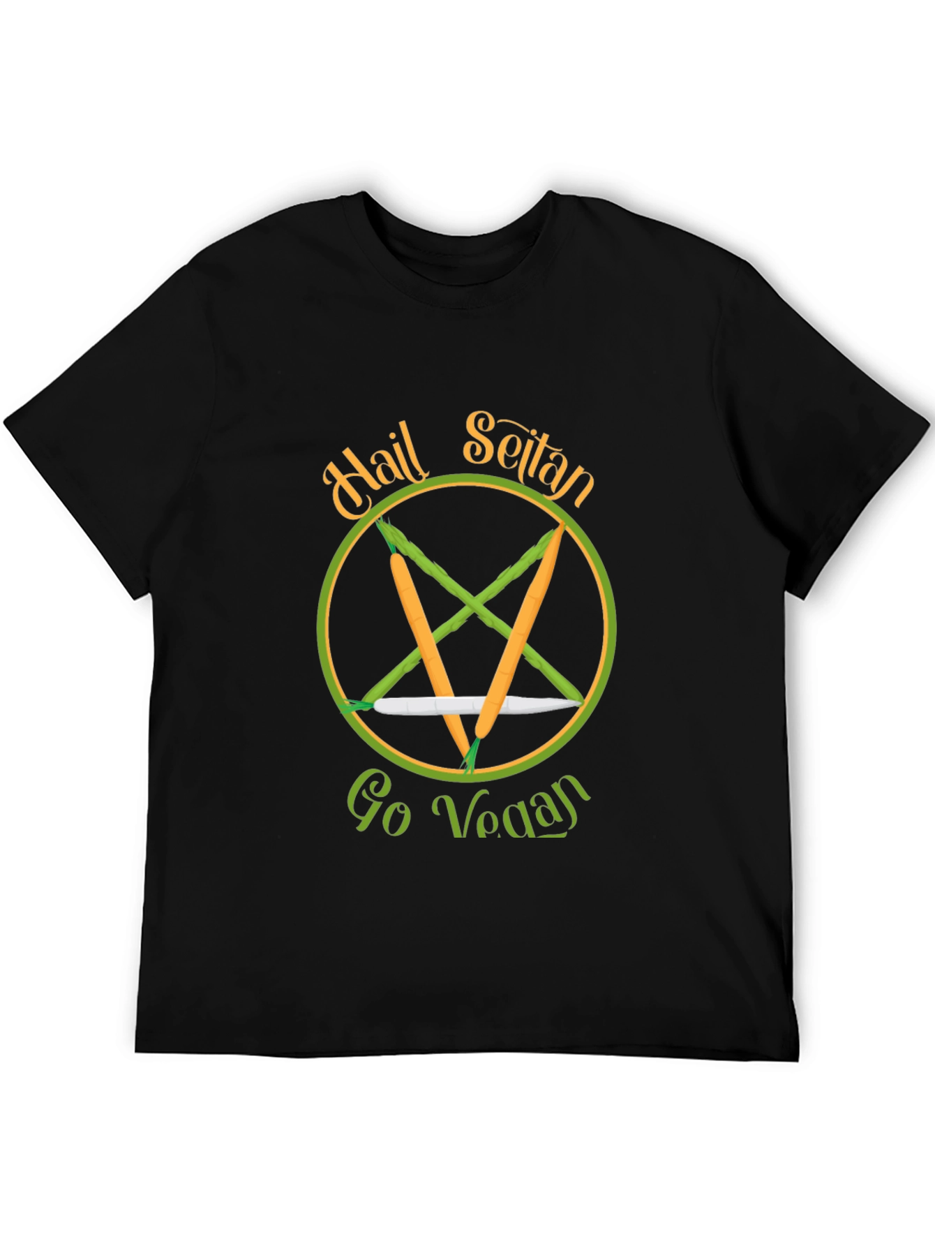 Hail Seitan Go Vegan T-Shirt