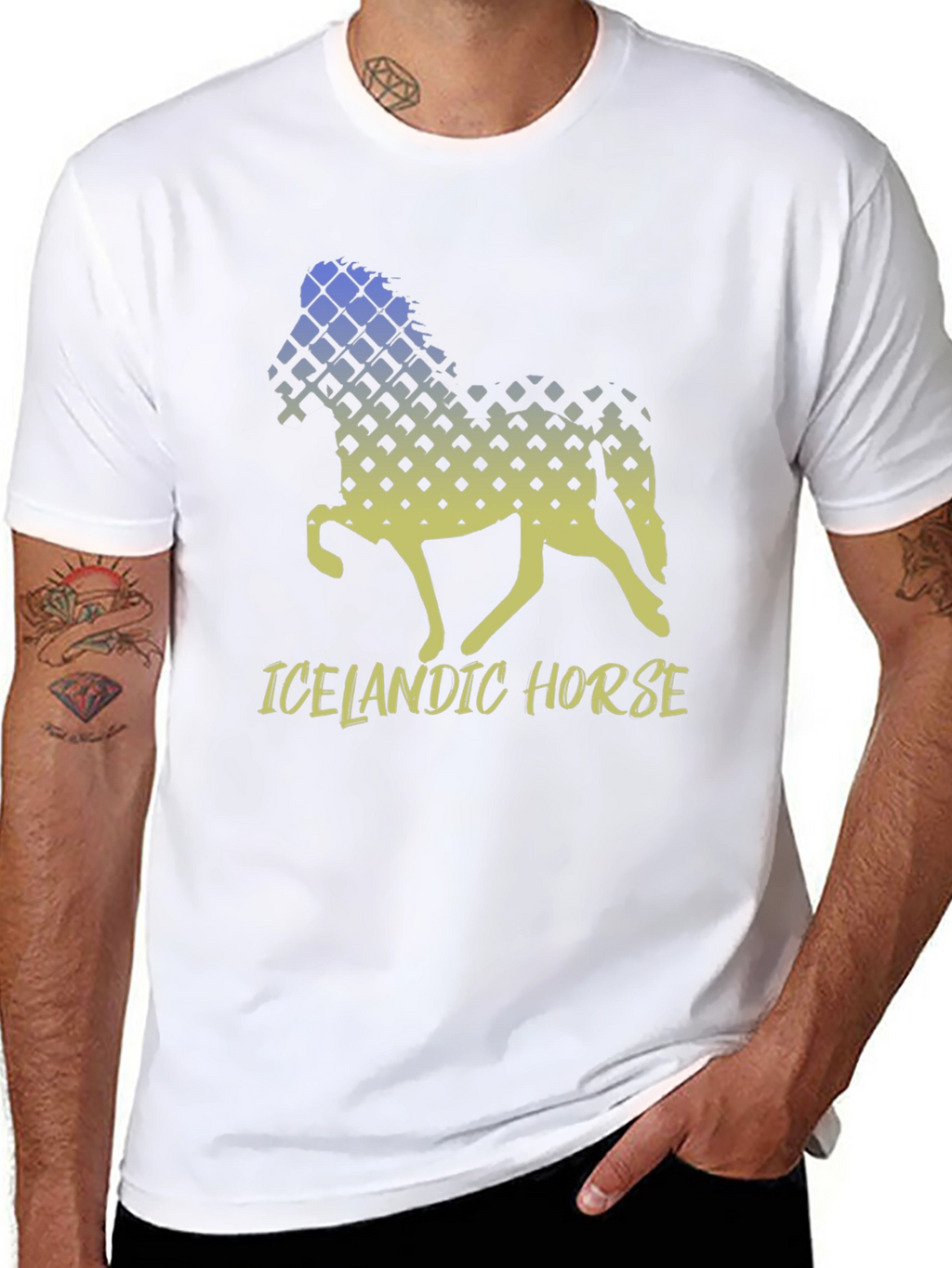 Icelandic Horse Graphic T-Shirt - Unique Design