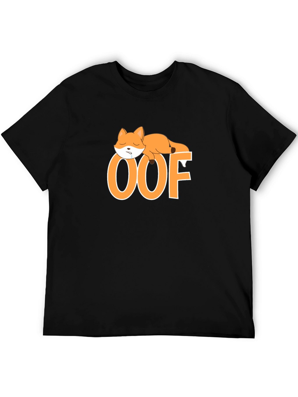 OOF Sleepy Fox T-Shirt - Cute & Comfy