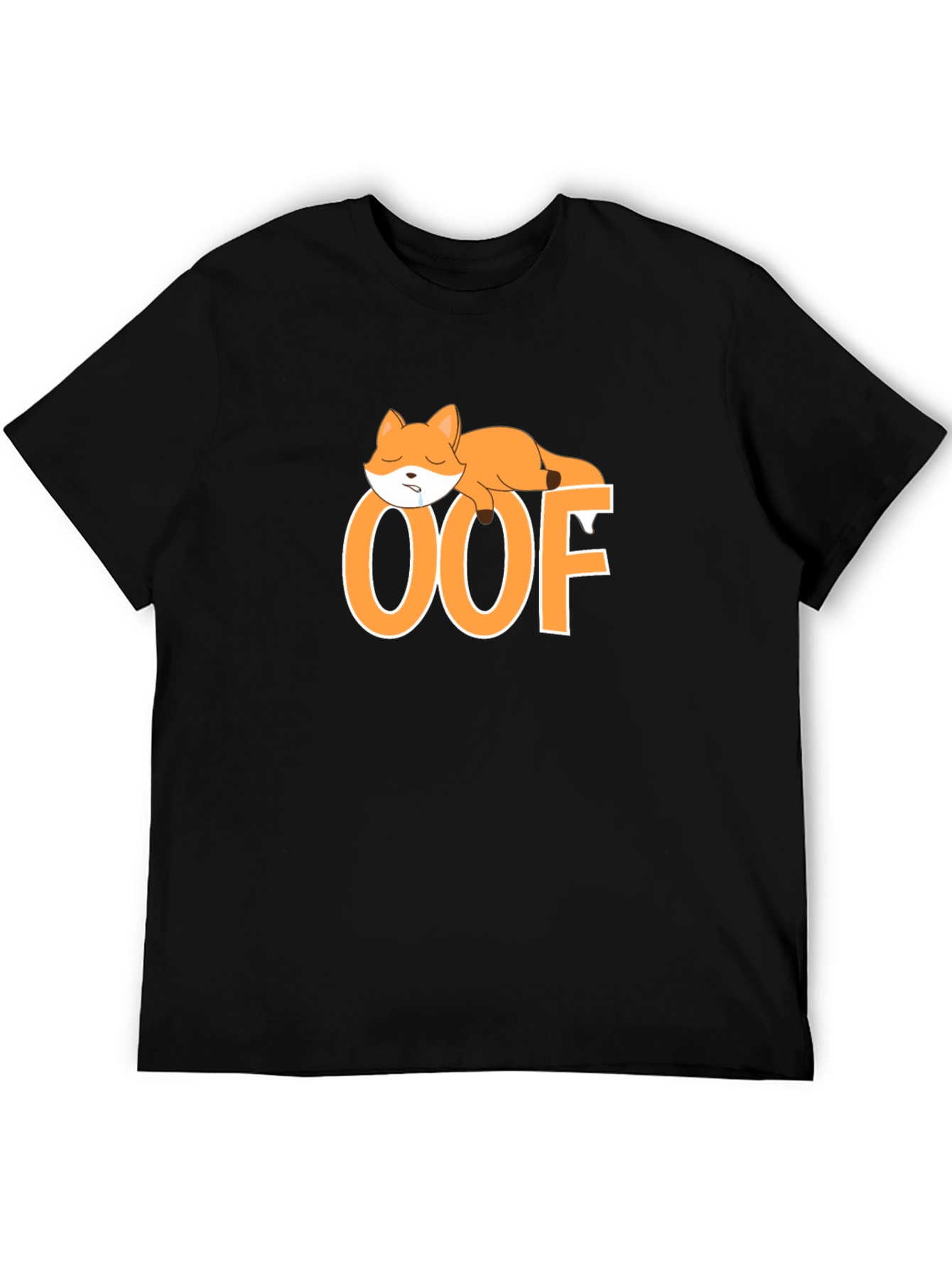 OOF Sleepy Fox T-Shirt - Cute & Comfy