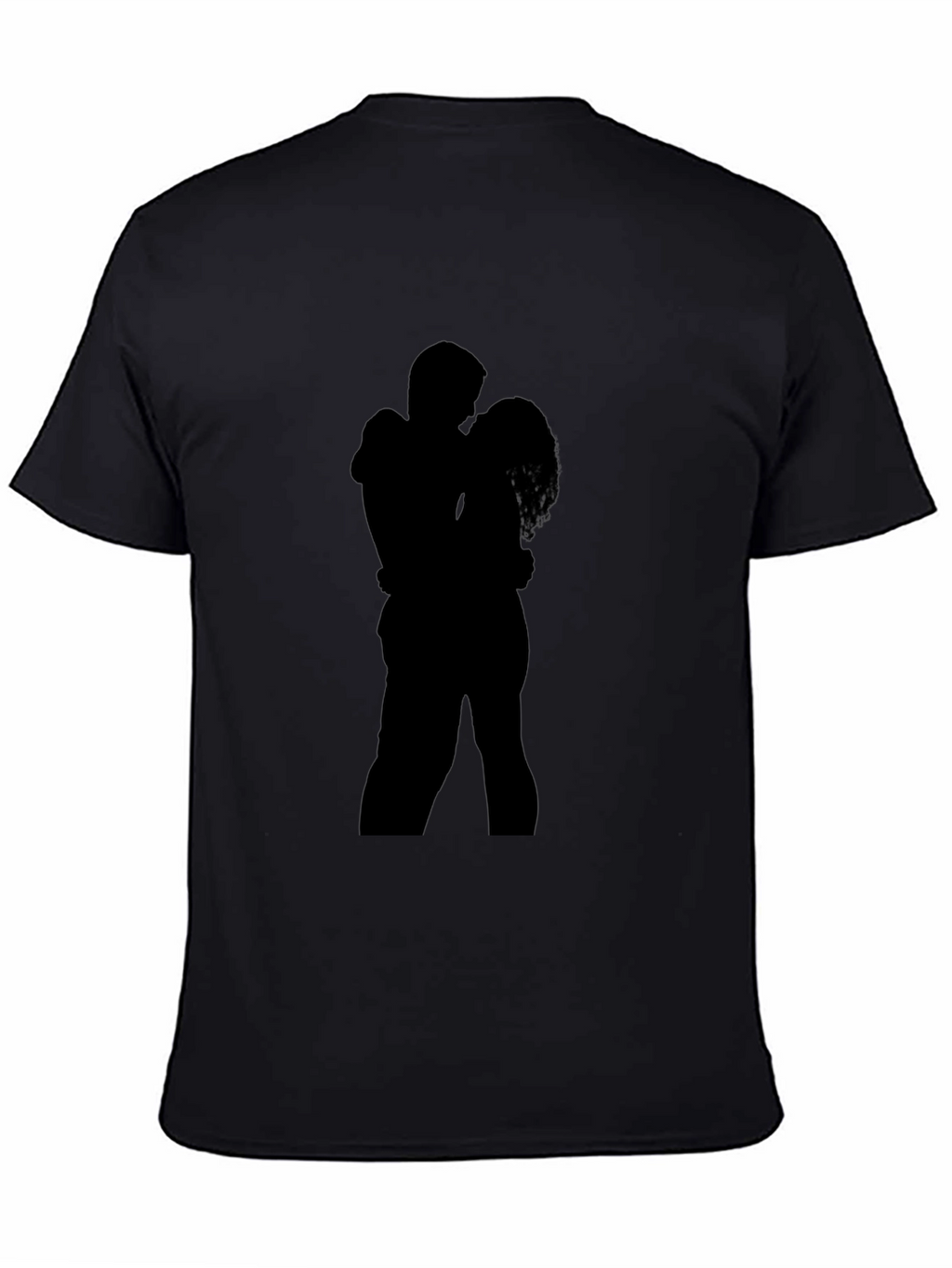 Silhouette Embrace T-Shirt - Romantic Design