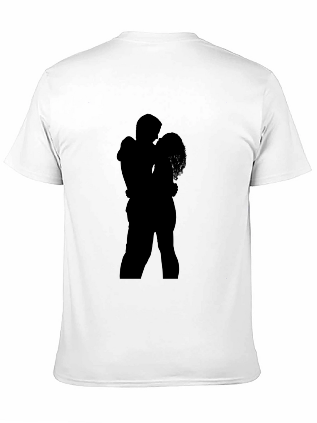 Silhouette Embrace T-Shirt - Romantic Design