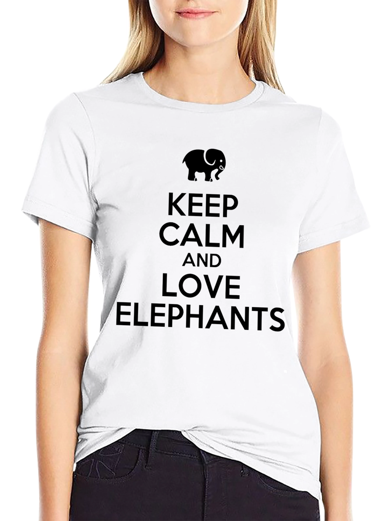 Keep Calm and Love Elephants T-Shirt
