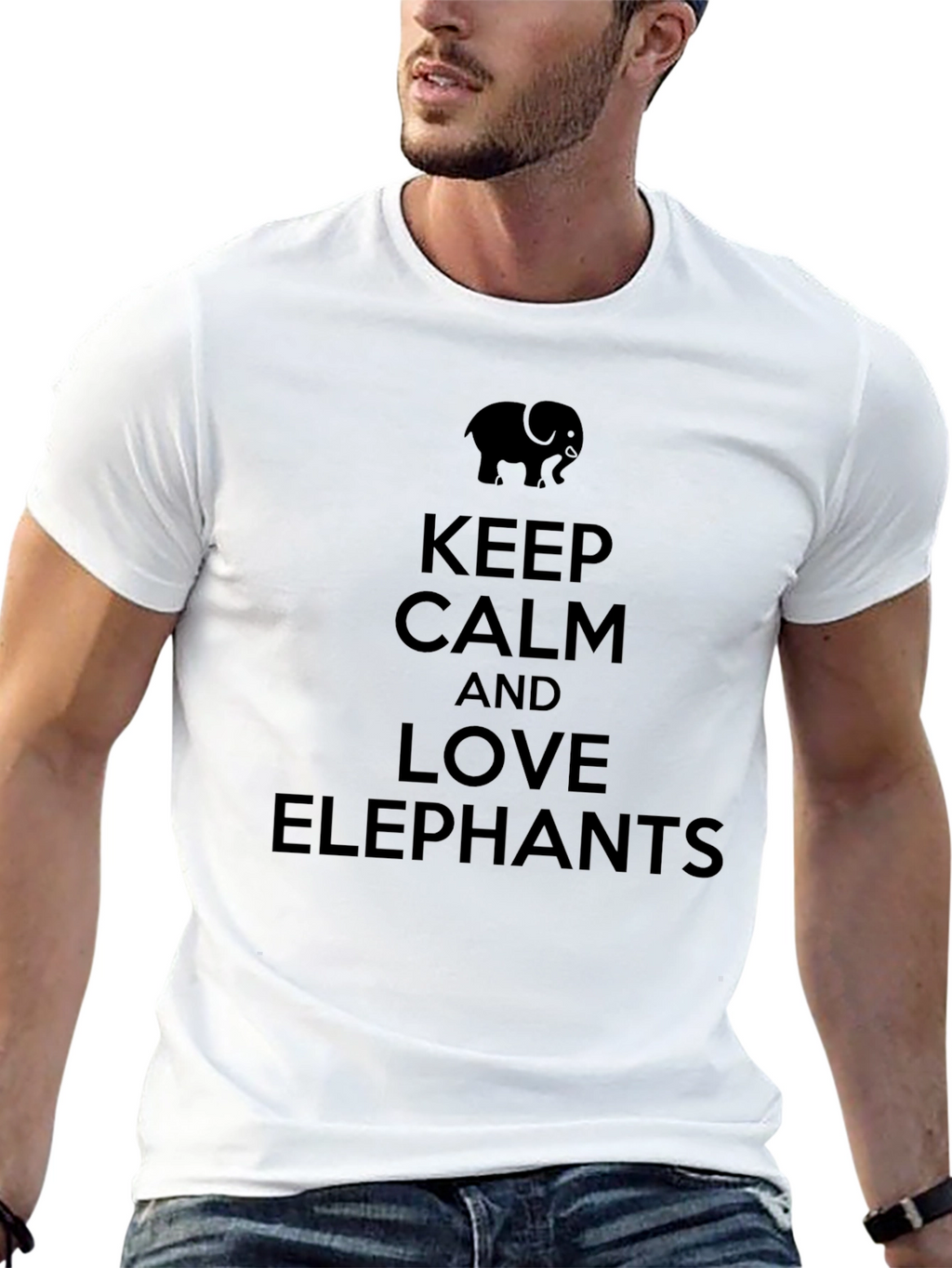 Keep Calm and Love Elephants T-Shirt