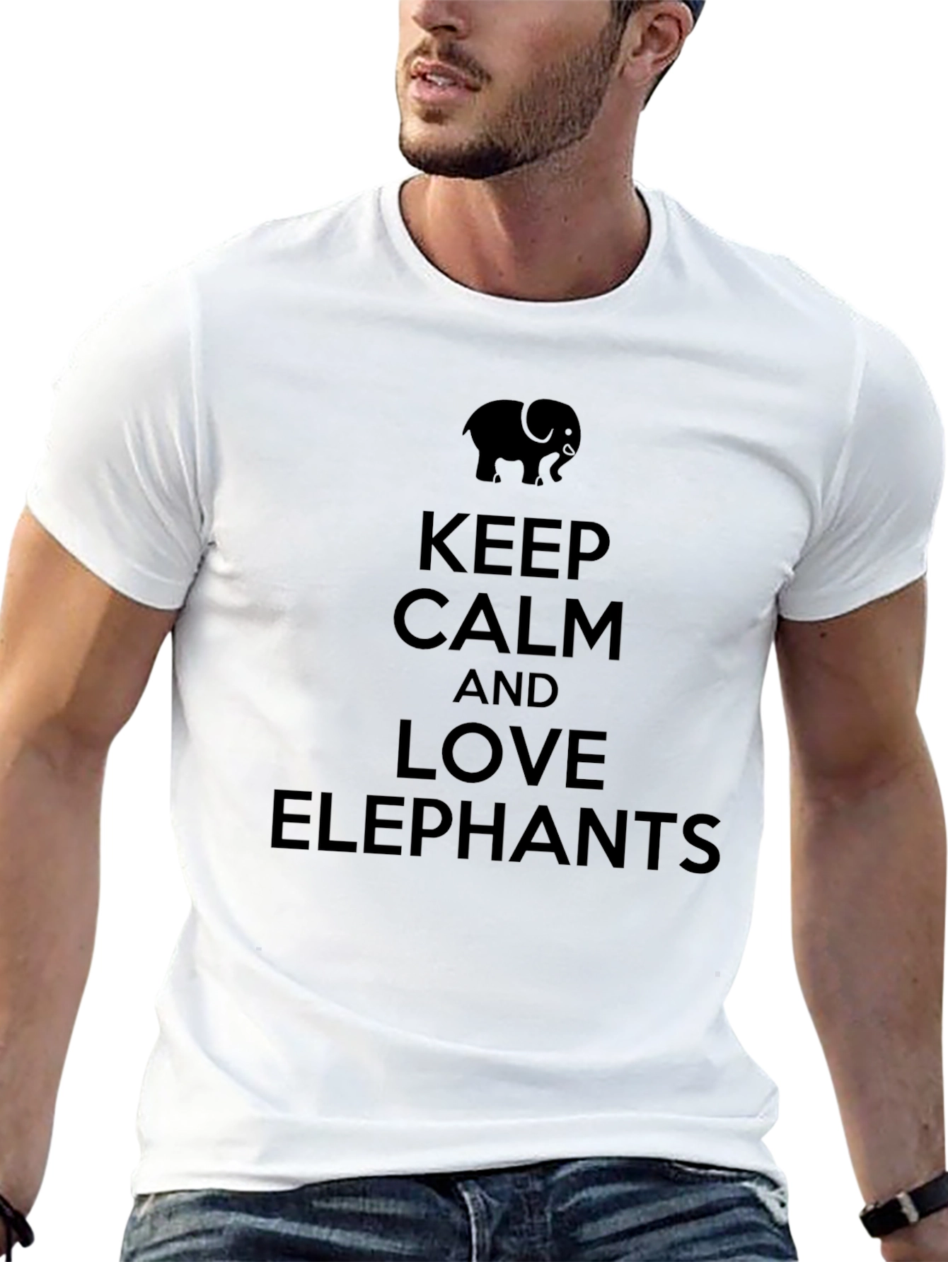 Keep Calm and Love Elephants T-Shirt