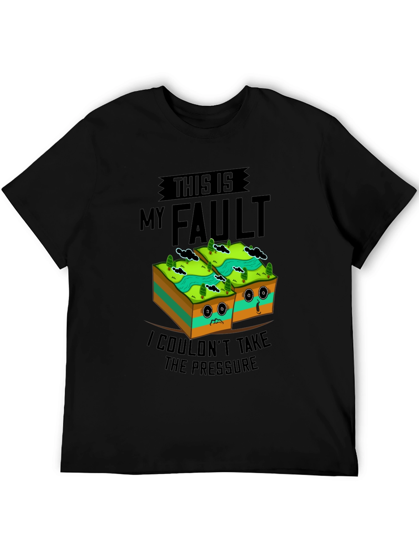 Funny Geology Fault Line Humor T-Shirt