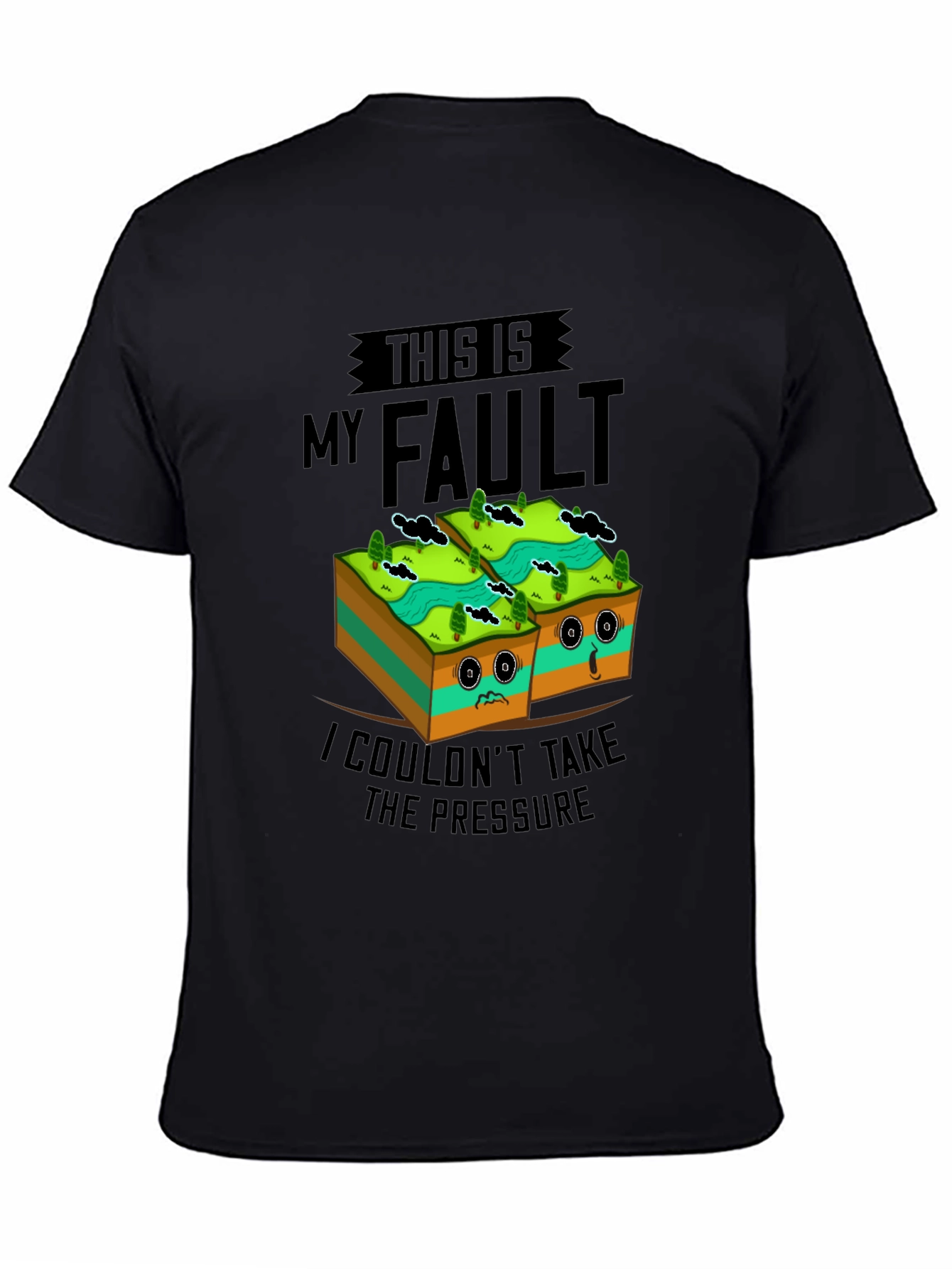 Funny Geology Fault Line Humor T-Shirt