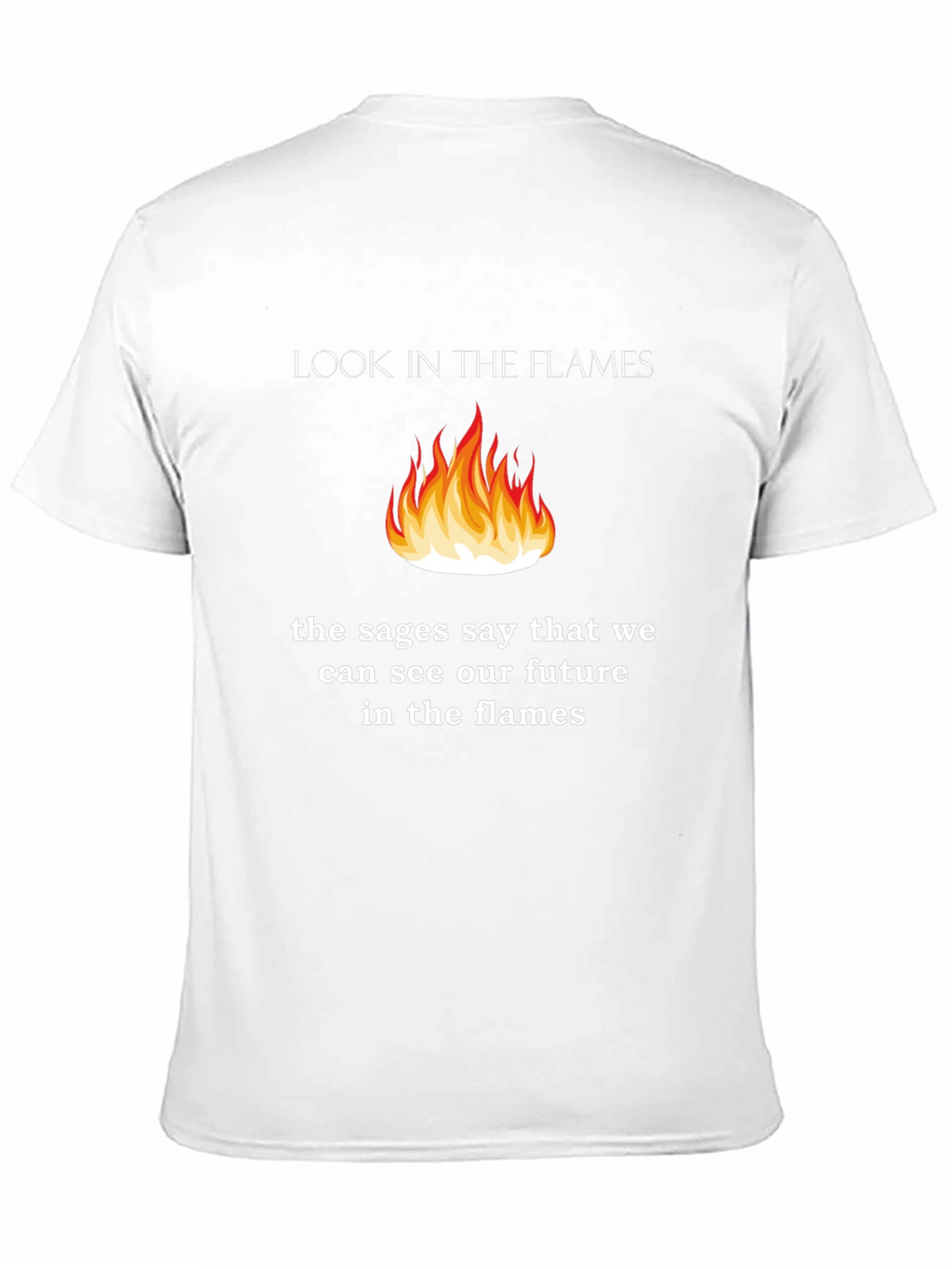 Look In The Flames Graphic T-Shirt