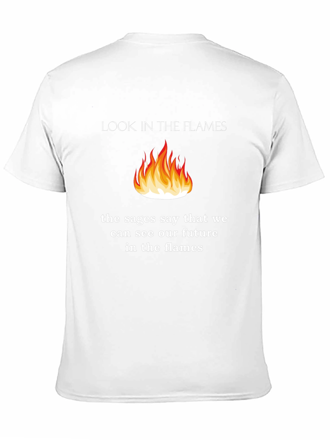Look In The Flames Graphic T-Shirt