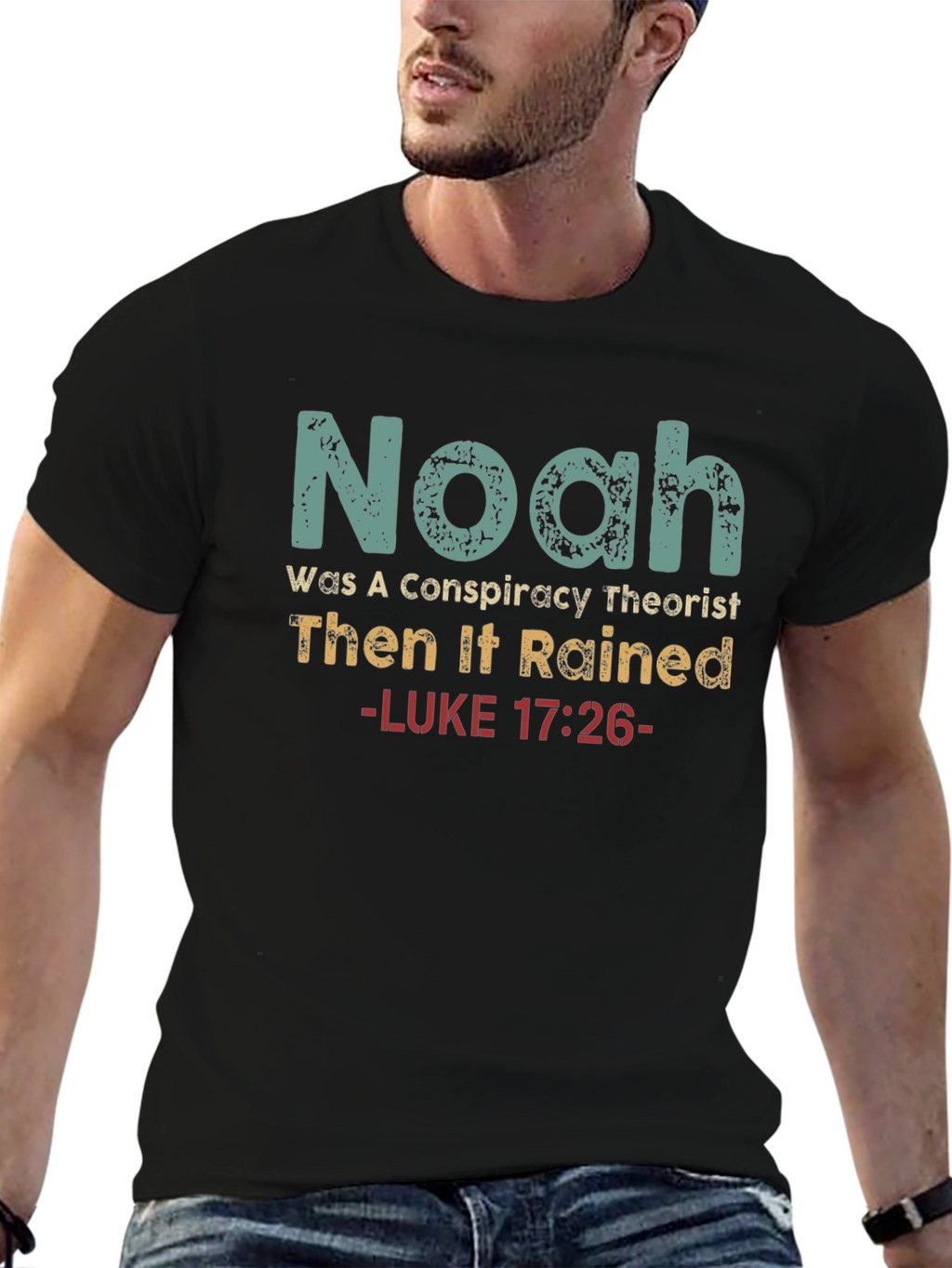 Noah Conspiracy Theorist Graphic T-Shirt