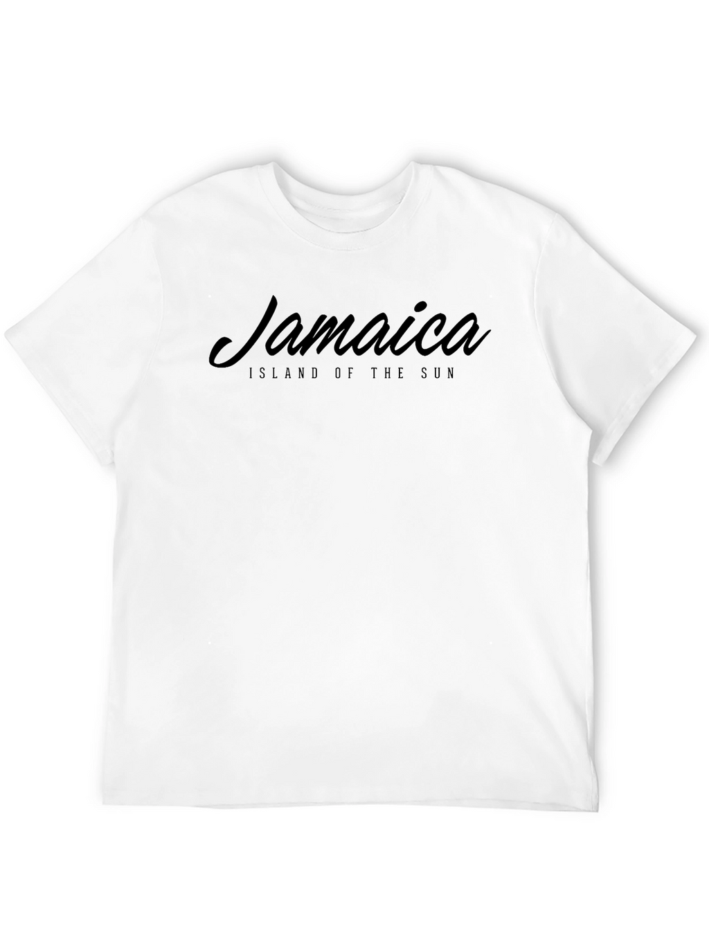 Jamaica Island of the Sun Black Graphic Tee