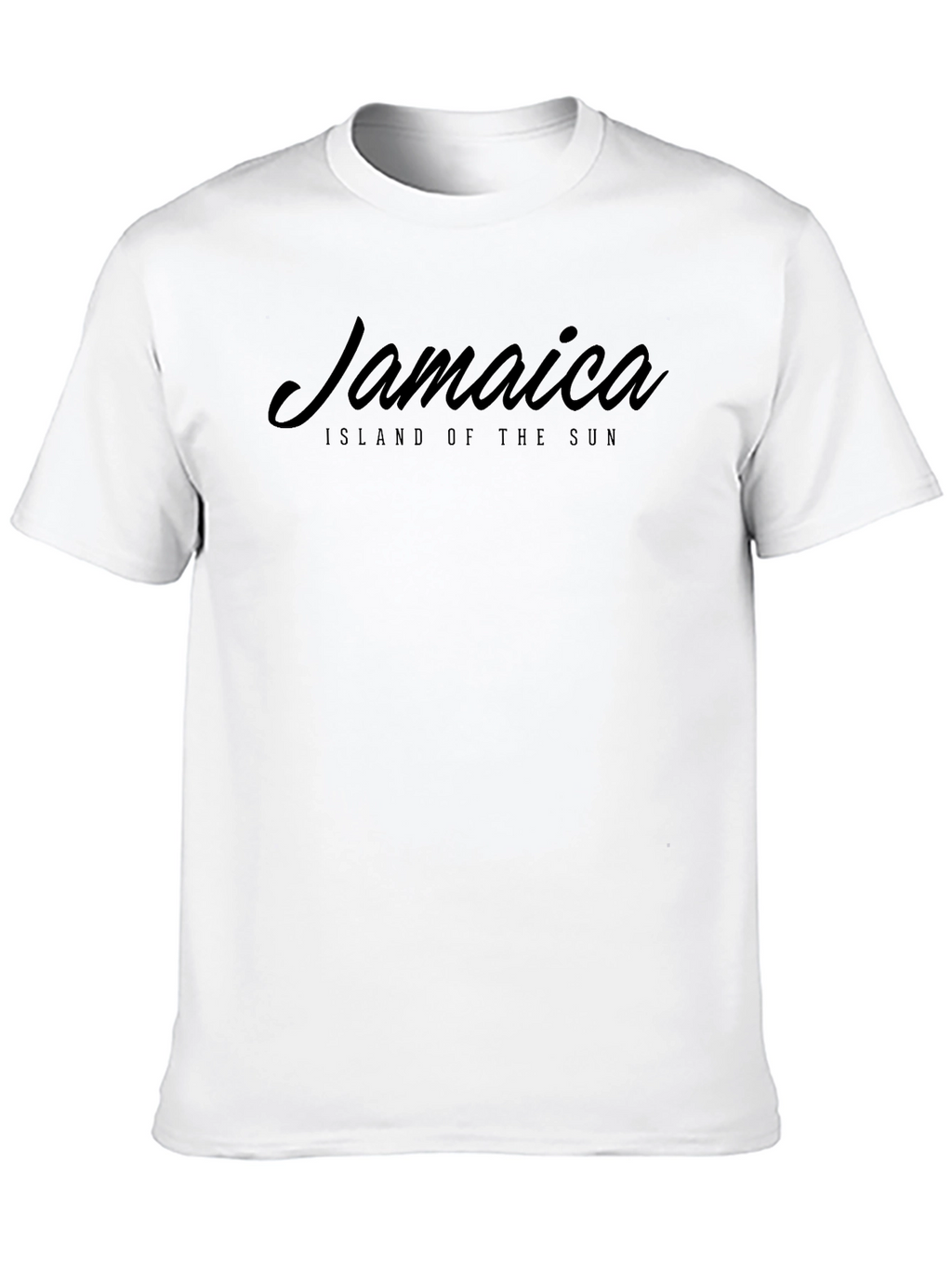 Jamaica Island of the Sun Black Graphic Tee