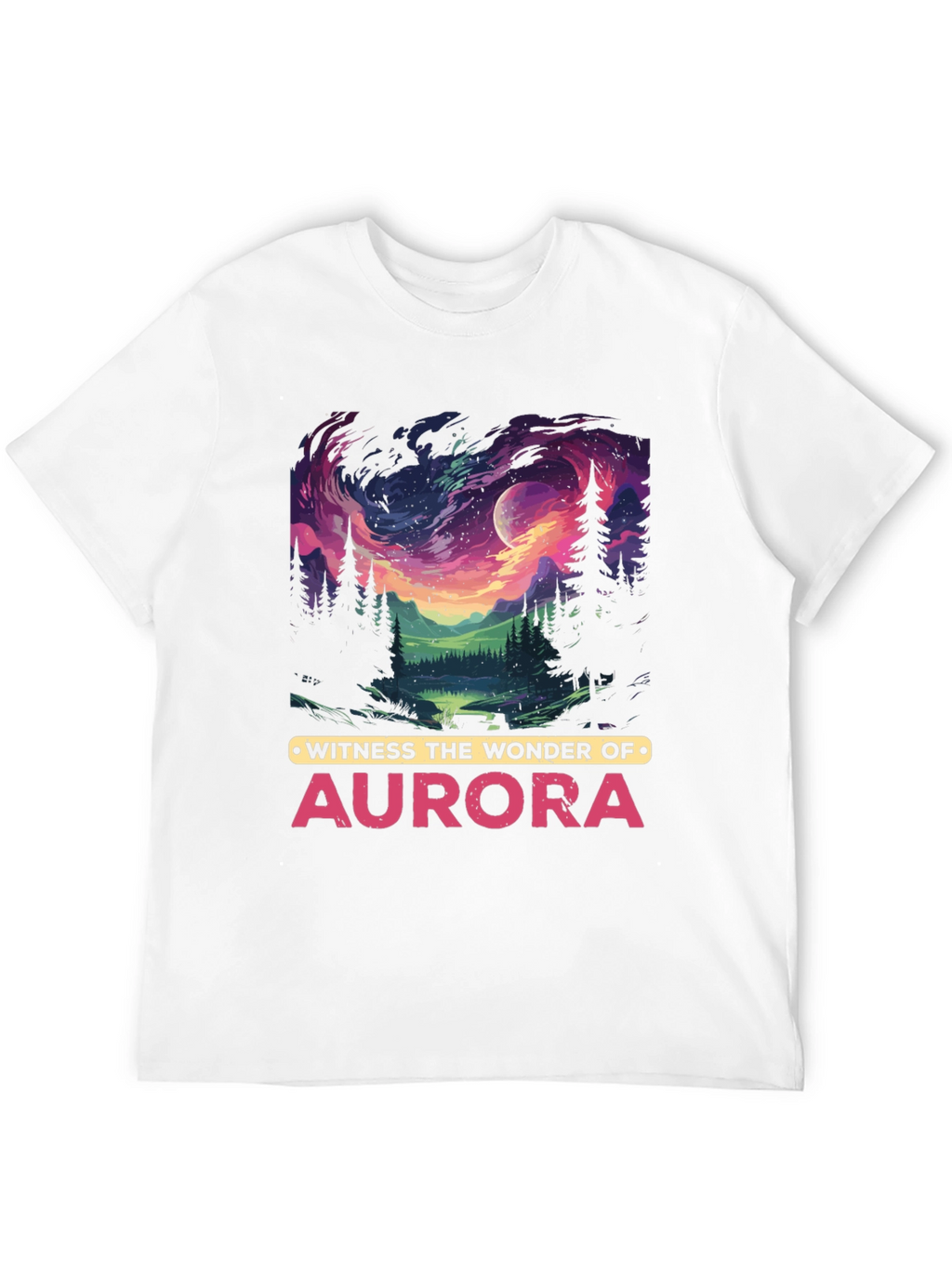 Aurora Wonder T-Shirt - Nature Inspired Graphic Tee