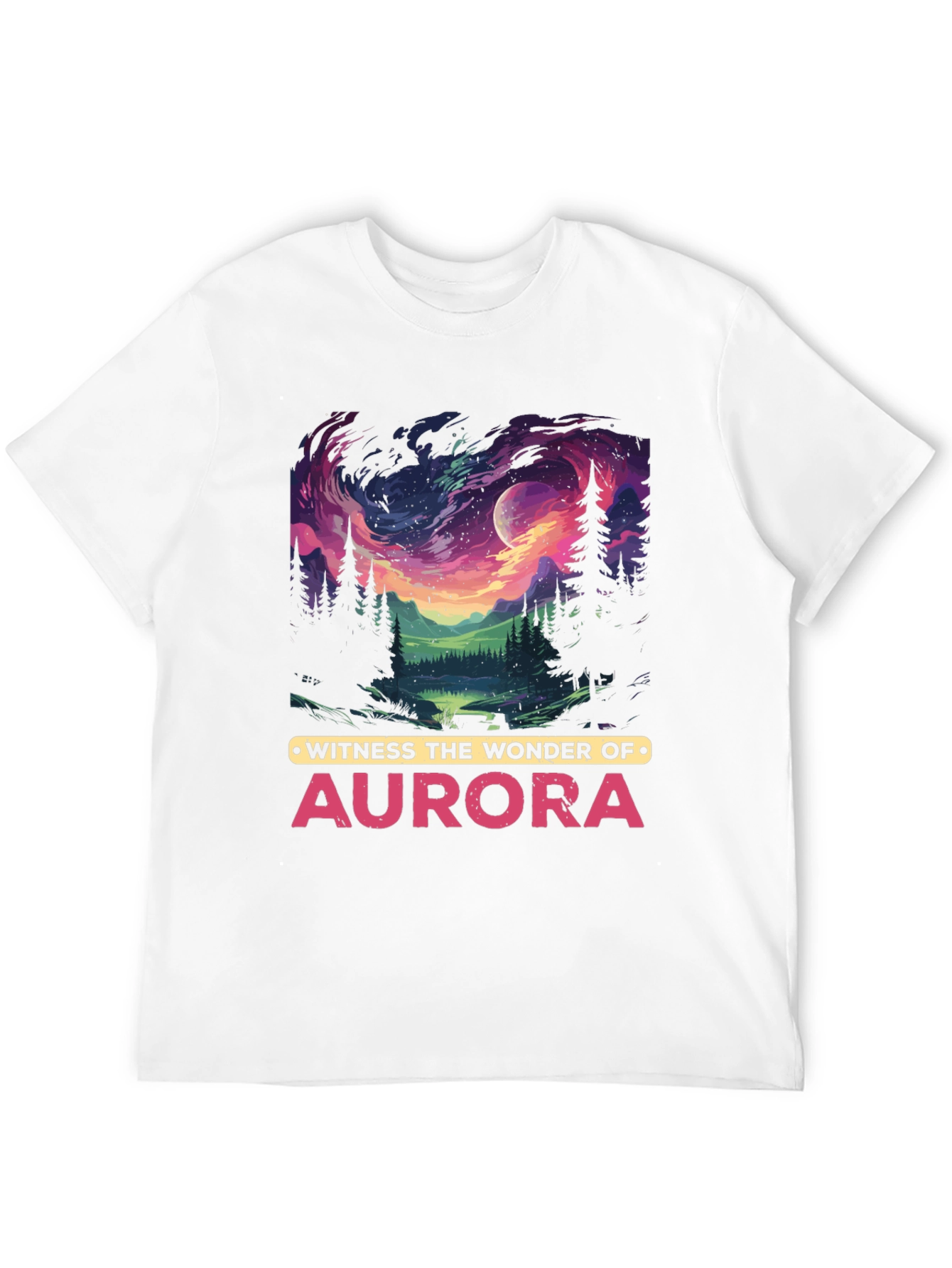 Aurora Wonder T-Shirt - Nature Inspired Graphic Tee