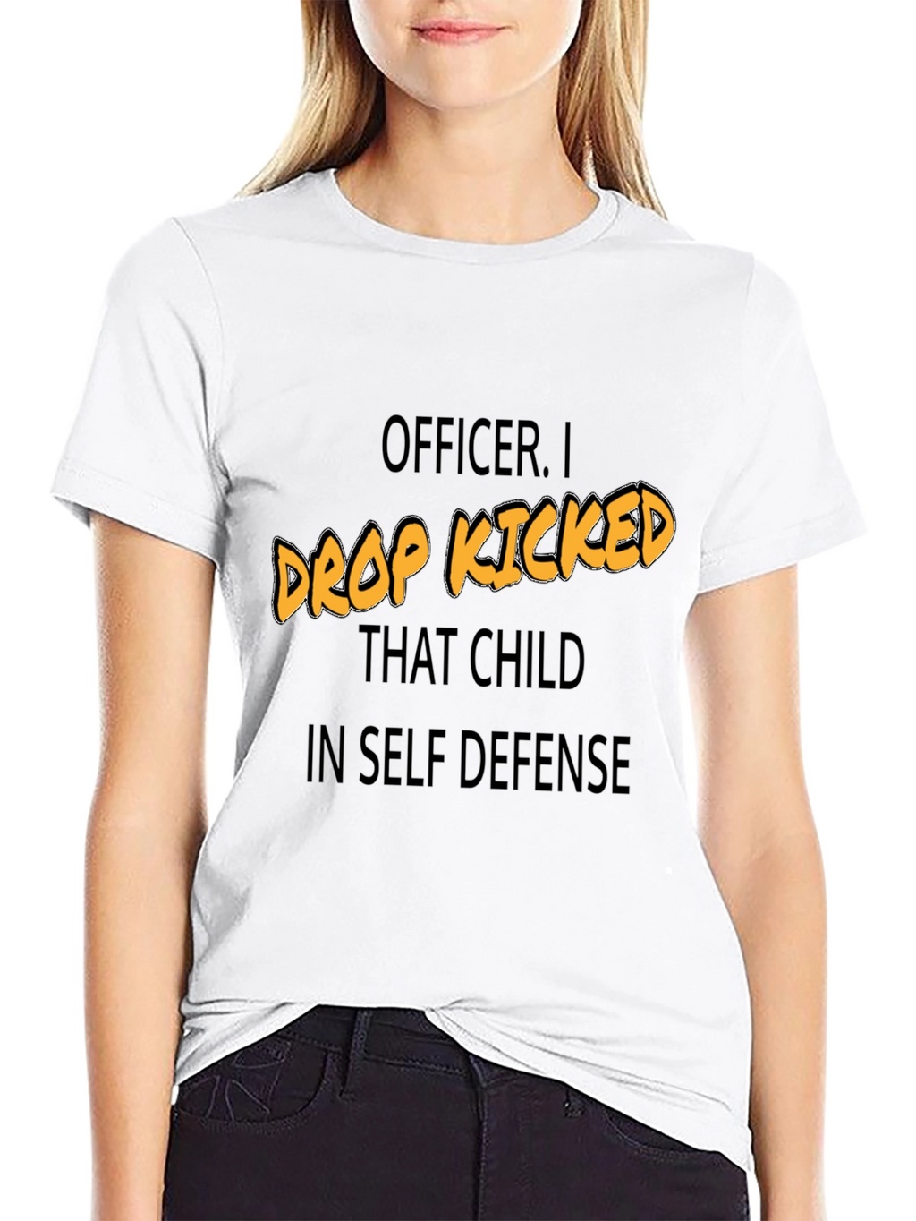 Funny Drop Kicked That Child Graphic Tee