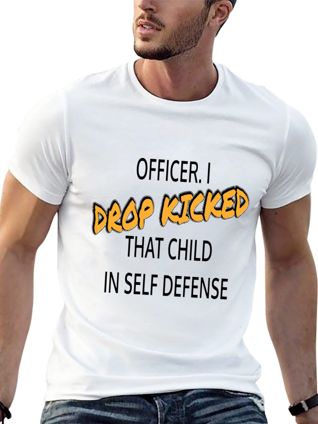 Funny Drop Kicked That Child Graphic Tee