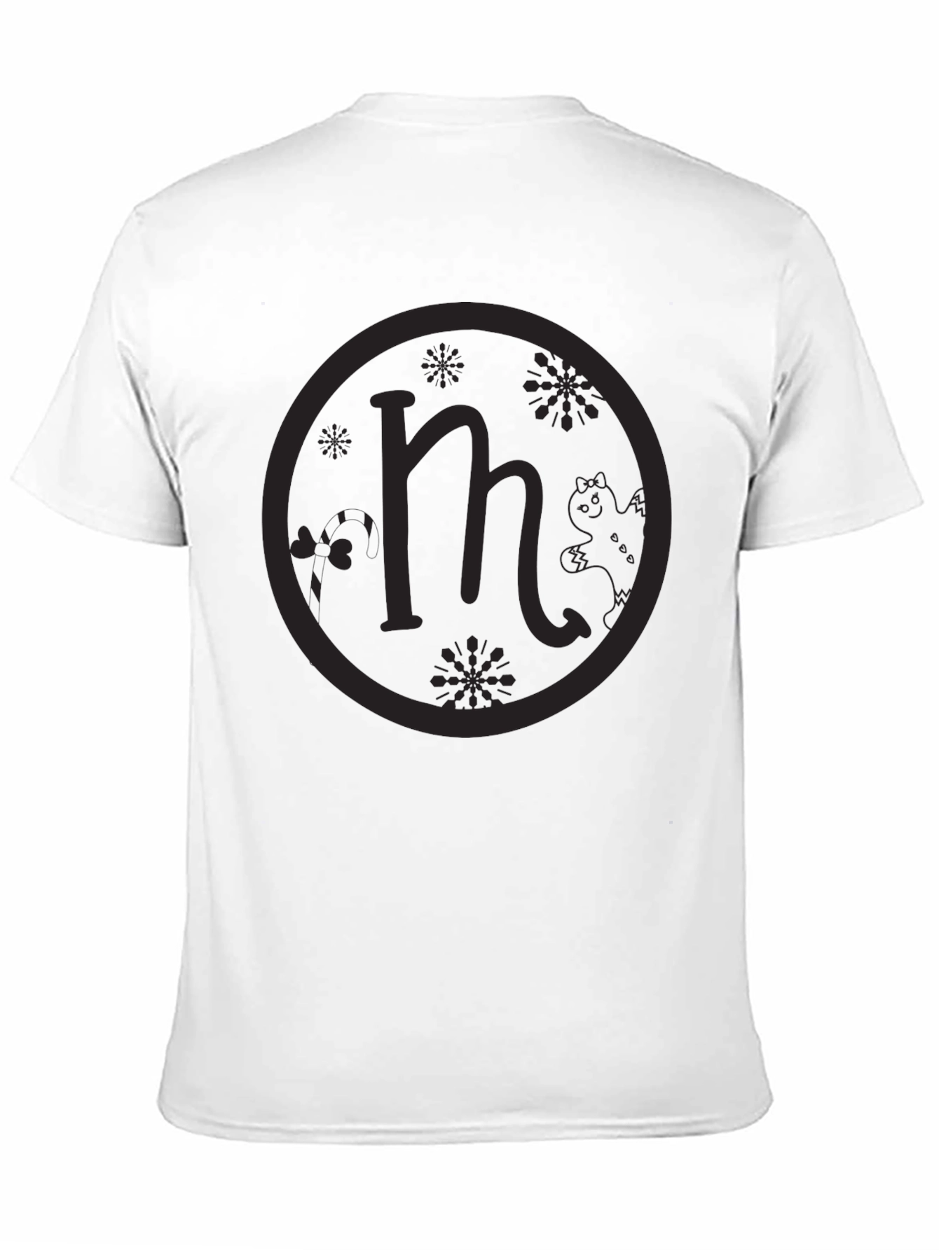 Unique M Logo Black T-Shirt
