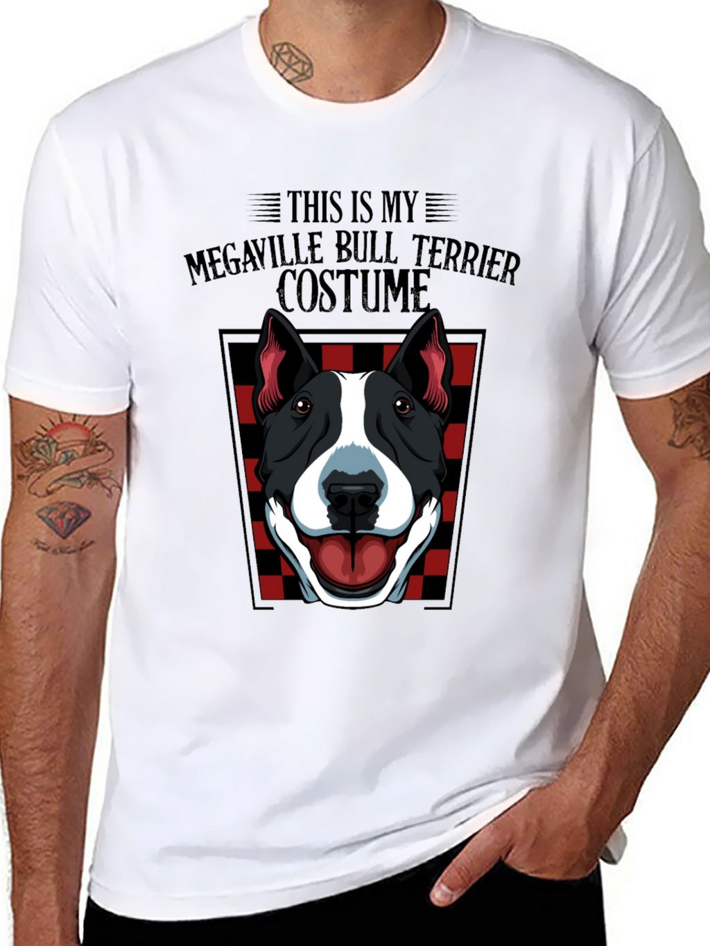 Megaville Bull Terrier Costume T-Shirt