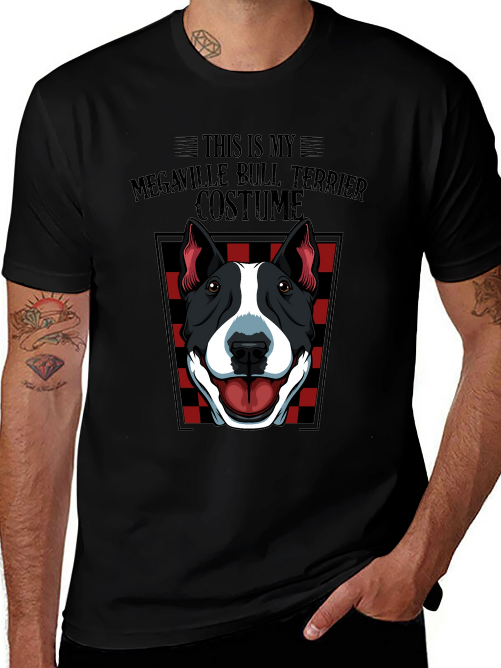 Megaville Bull Terrier Costume T-Shirt