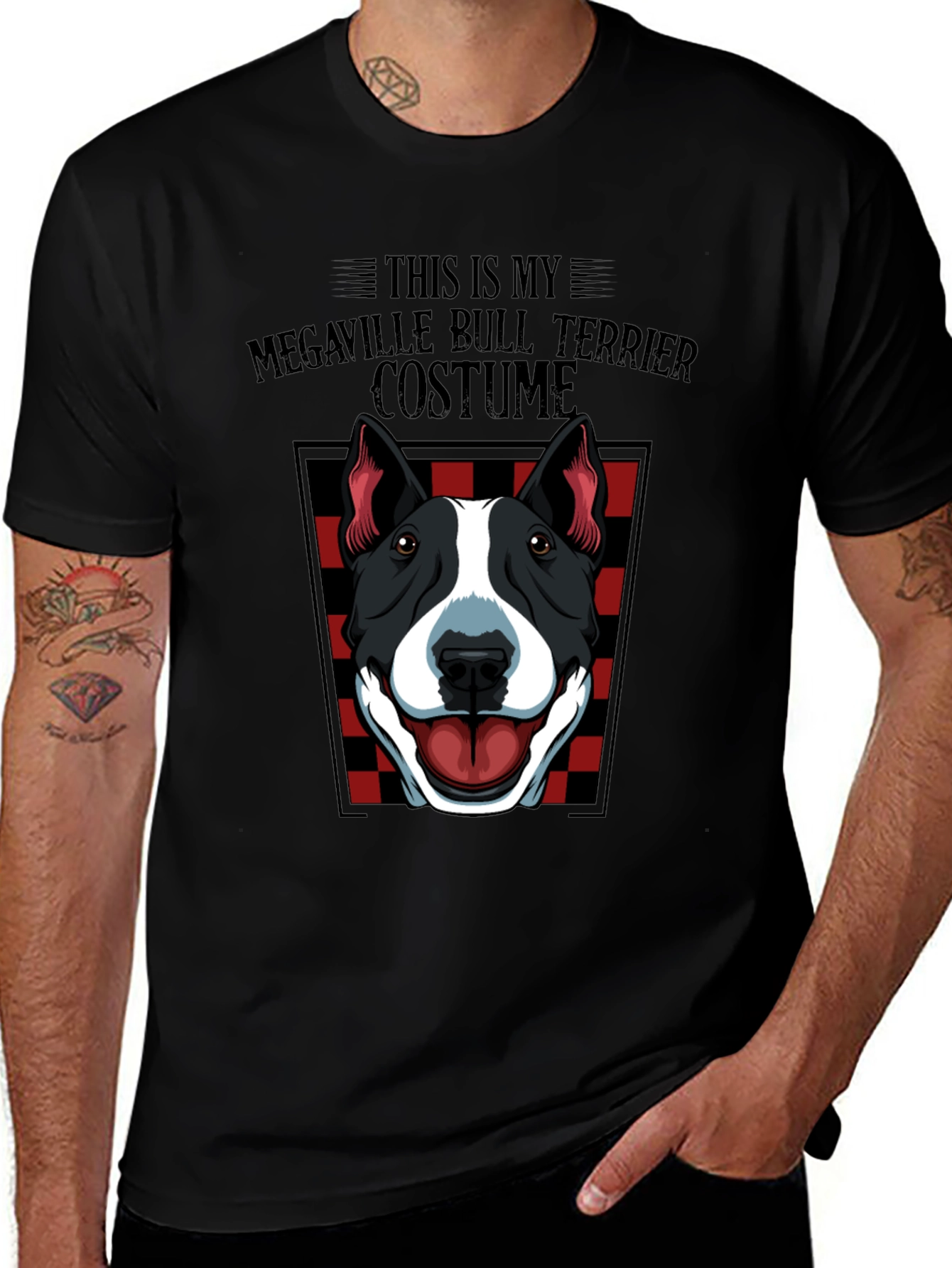 Megaville Bull Terrier Costume T-Shirt