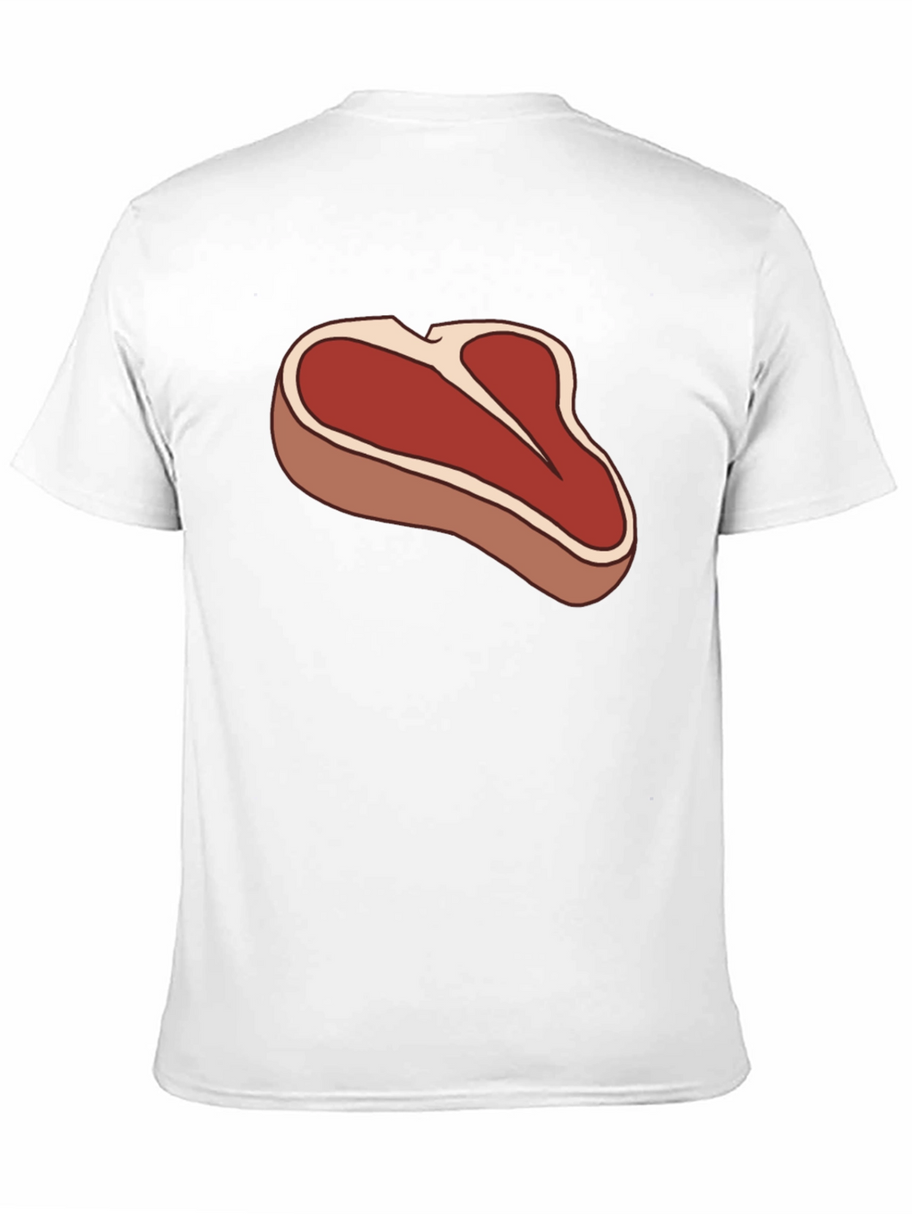 Steak Graphic Black T-Shirt - Funny Meat Lover Tee