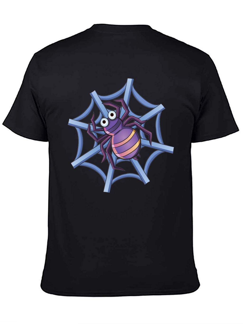 Spider Web T-Shirt - Cartoon Graphic Tee
