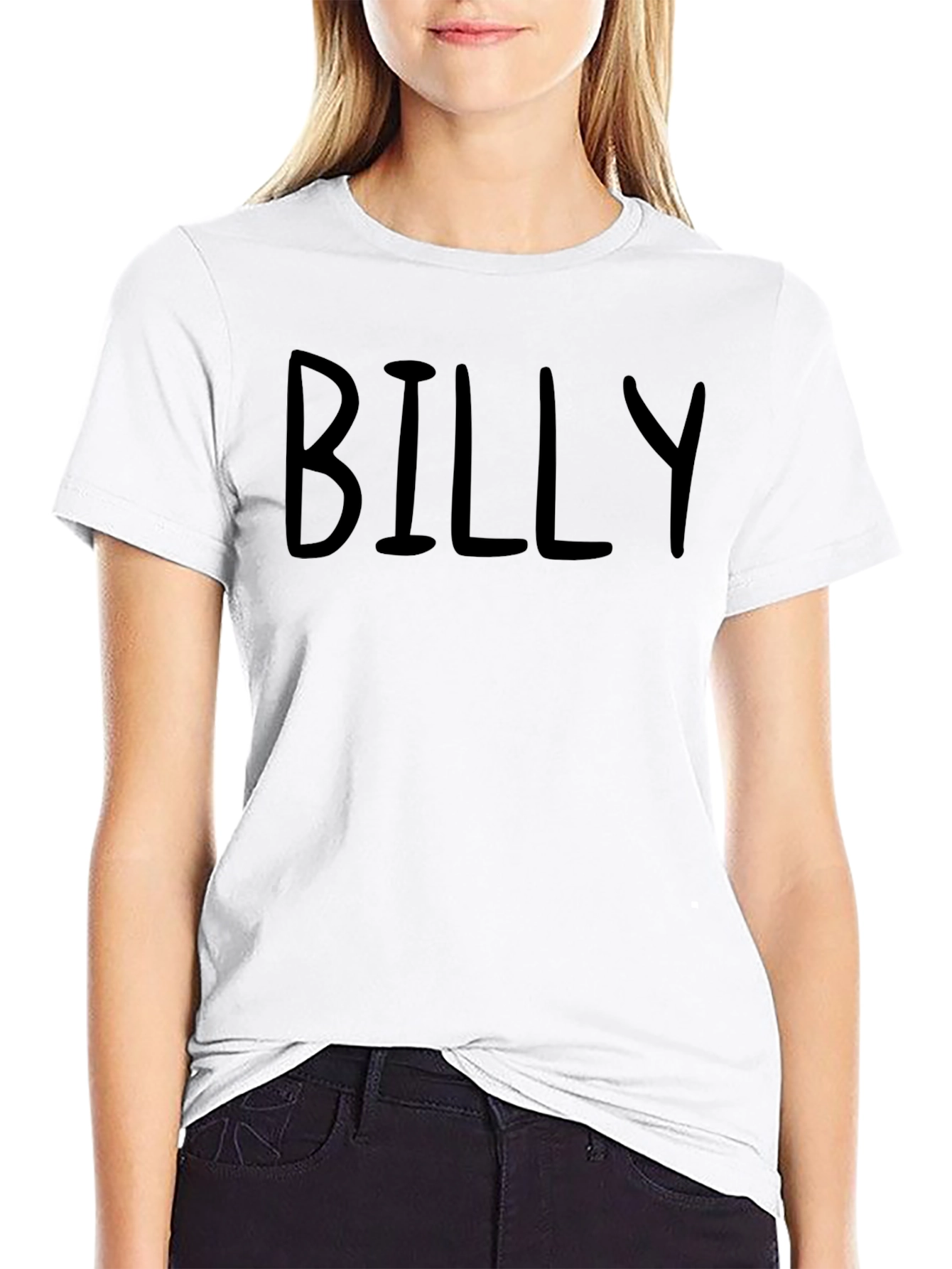 Black BILLY Graphic Tee Shirt