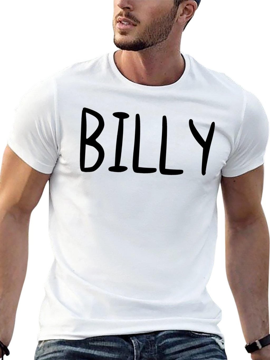 Black BILLY Graphic Tee Shirt