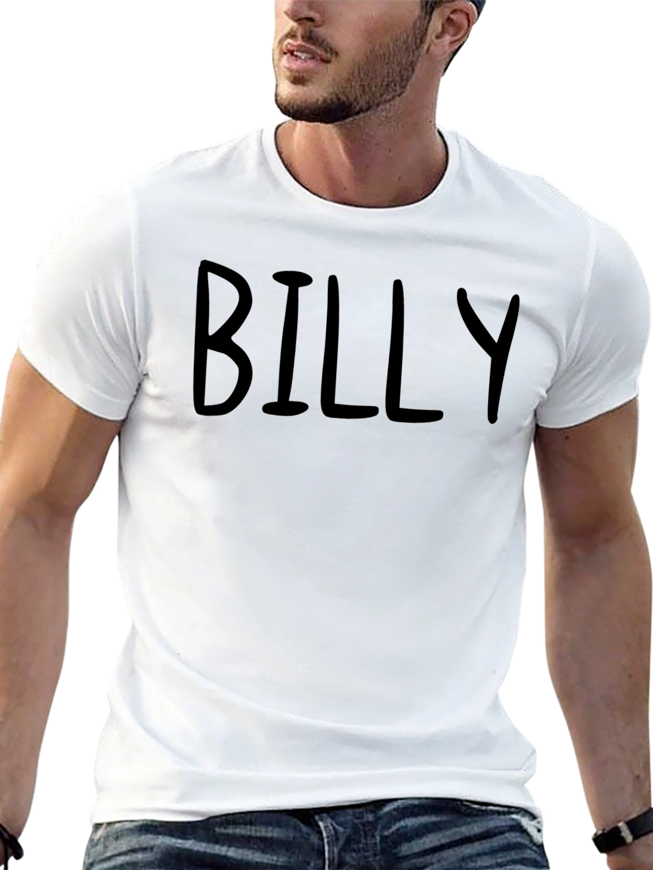 Black BILLY Graphic Tee Shirt
