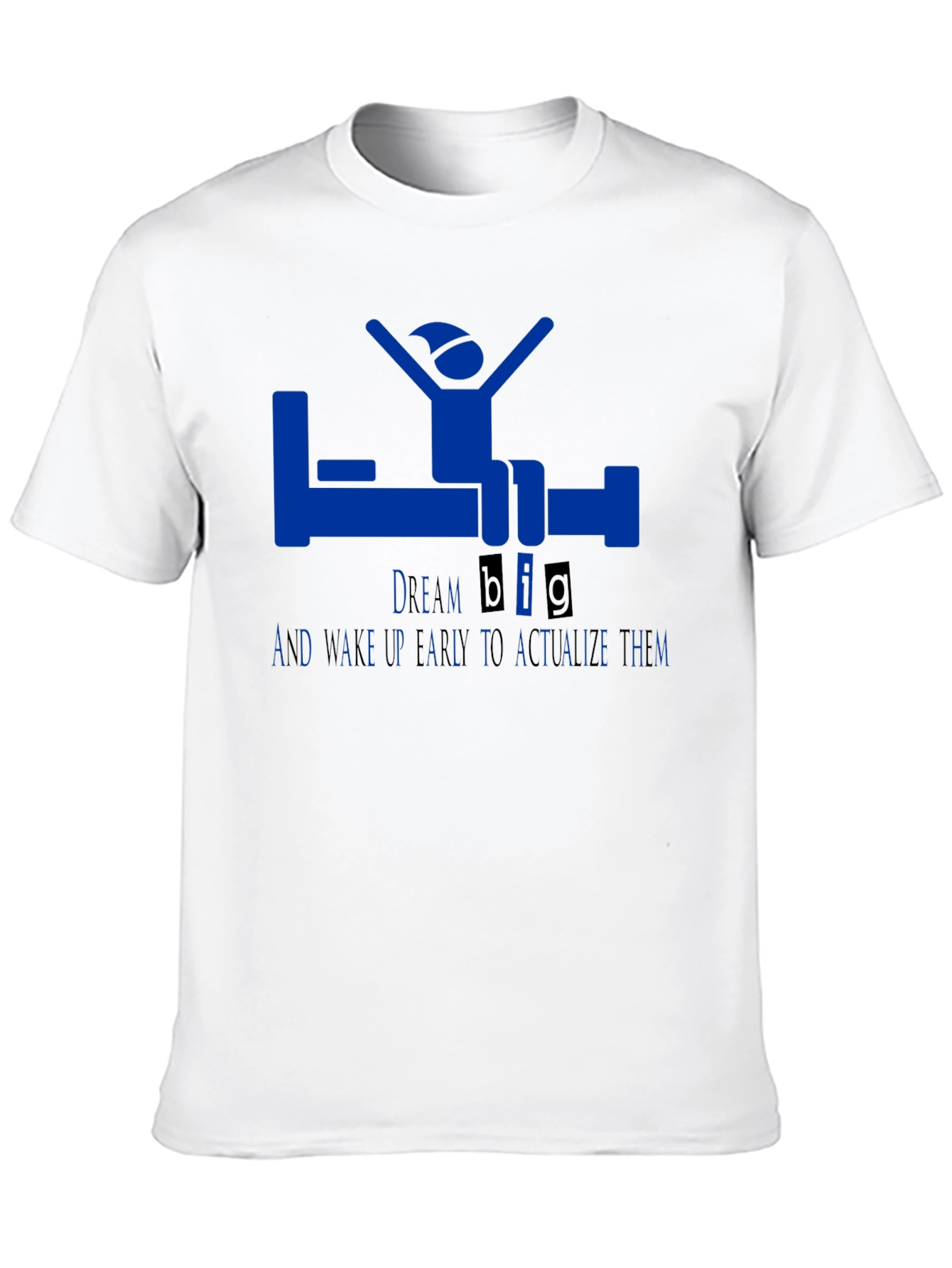 Dream Big Black Graphic T-Shirt