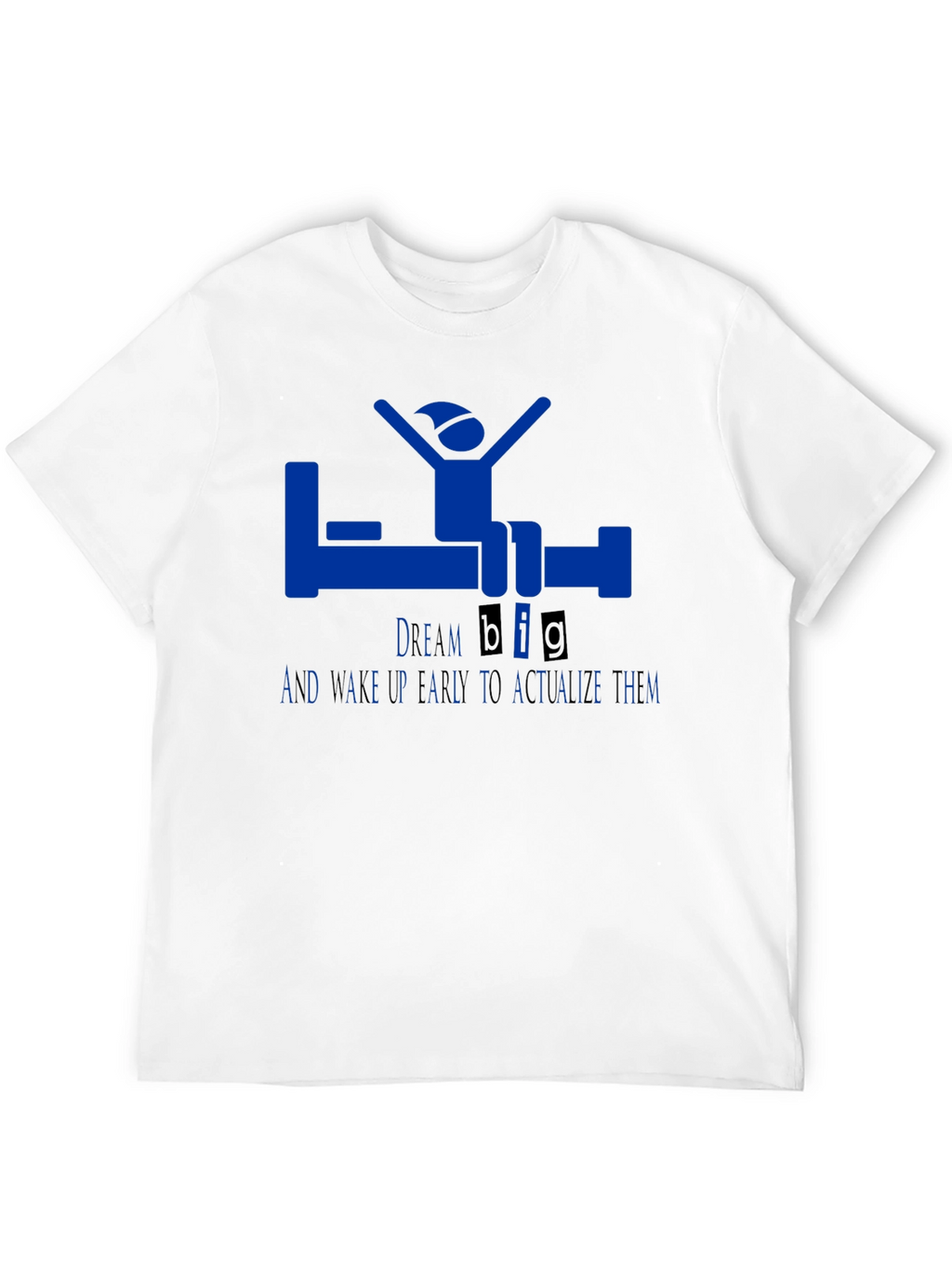 Dream Big Black Graphic T-Shirt