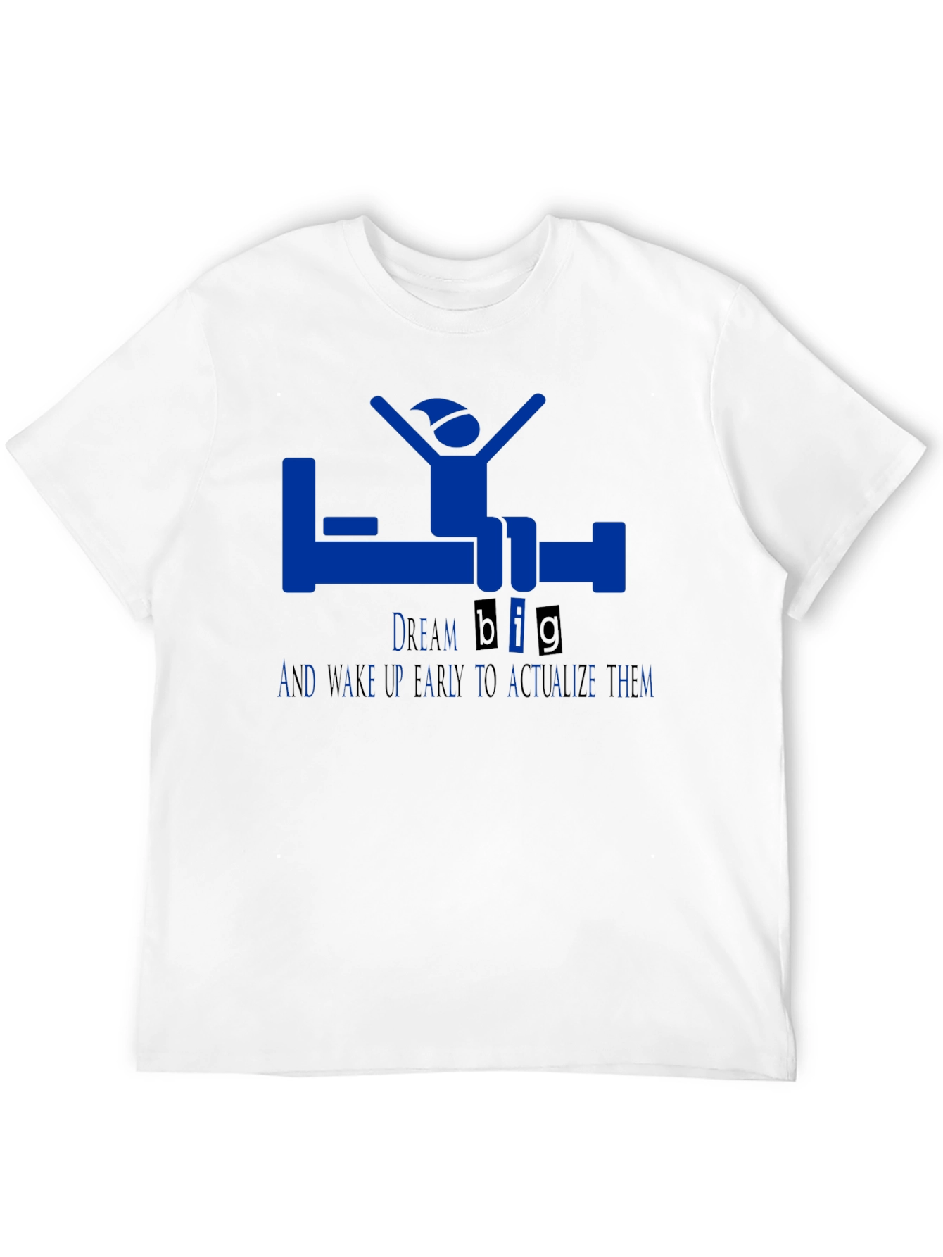 Dream Big Black Graphic T-Shirt