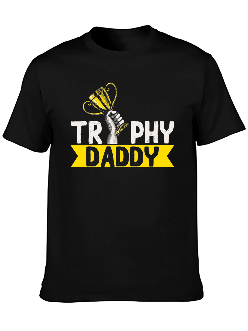 Trophy Daddy Graphic T-Shirt - Celebrate Wins in Style!