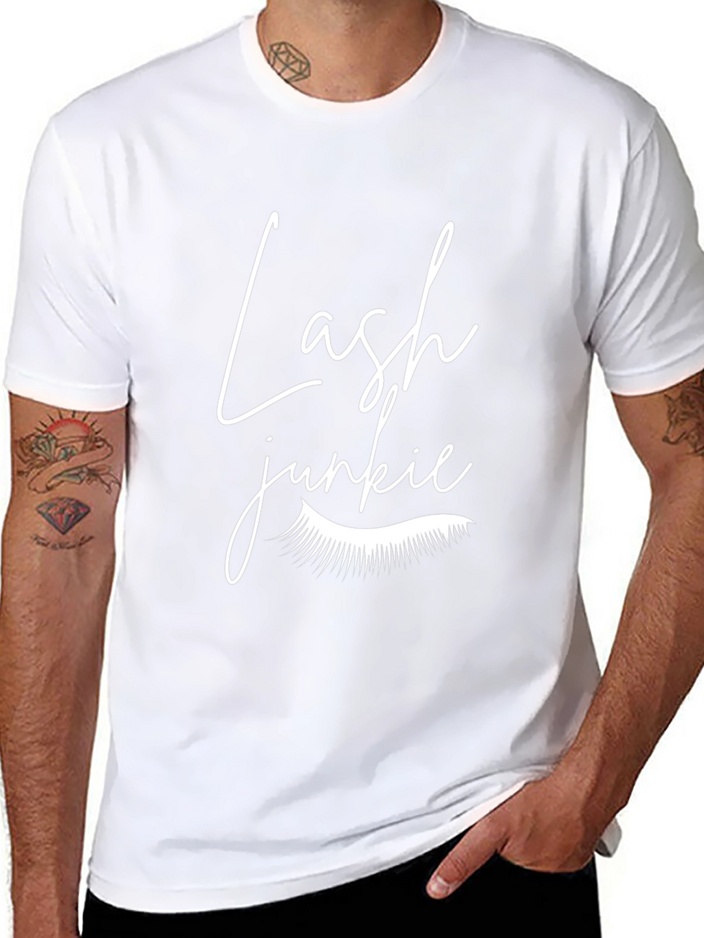 Lash Junkie Graphic Tee - Trendy Casual Wear