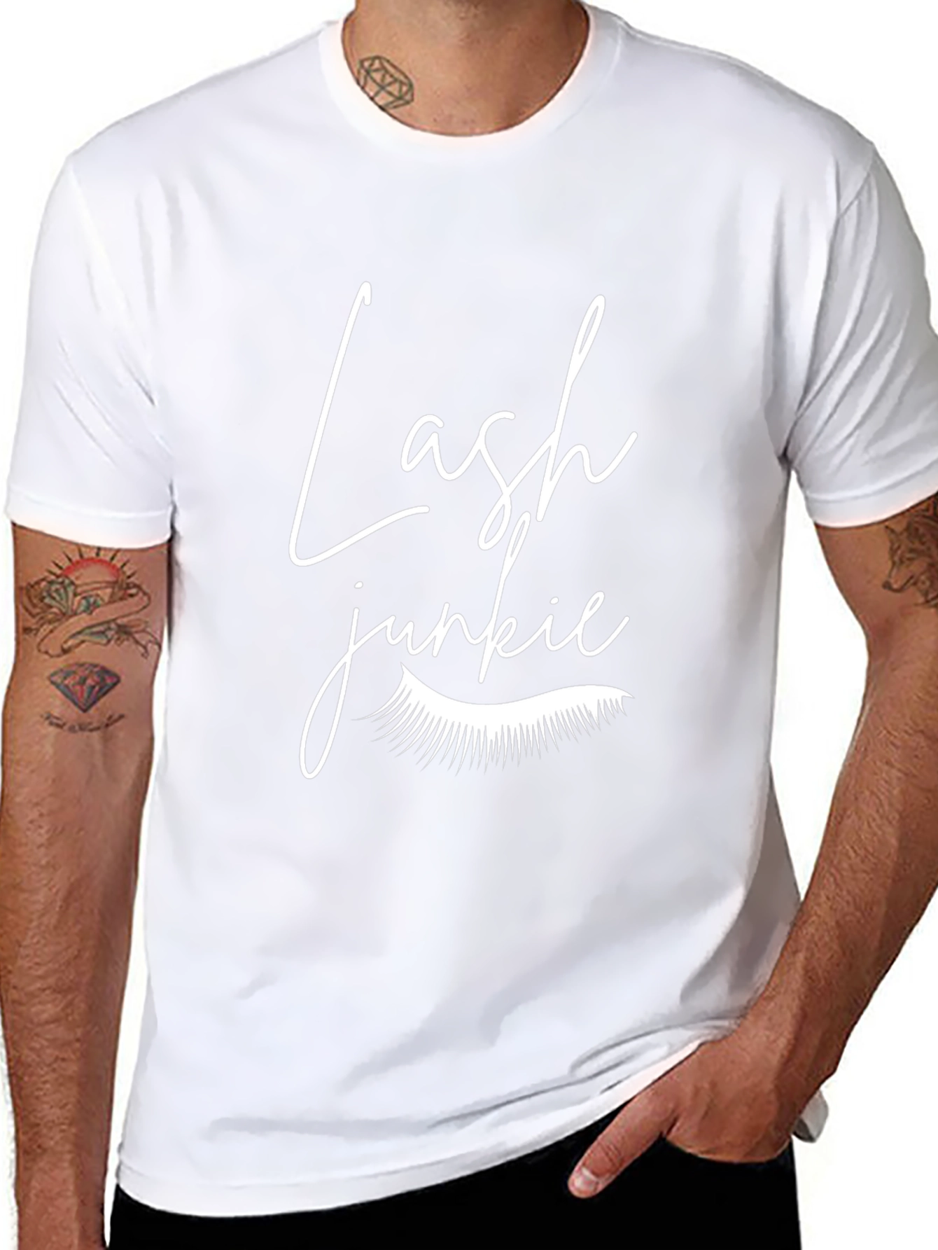 Lash Junkie Graphic Tee - Trendy Casual Wear