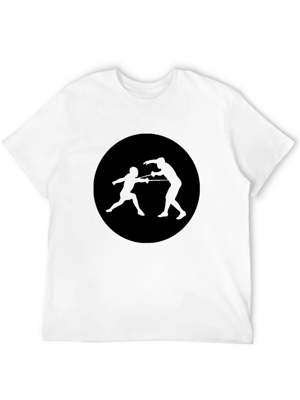 Fencing Silhouette T-Shirt - Black