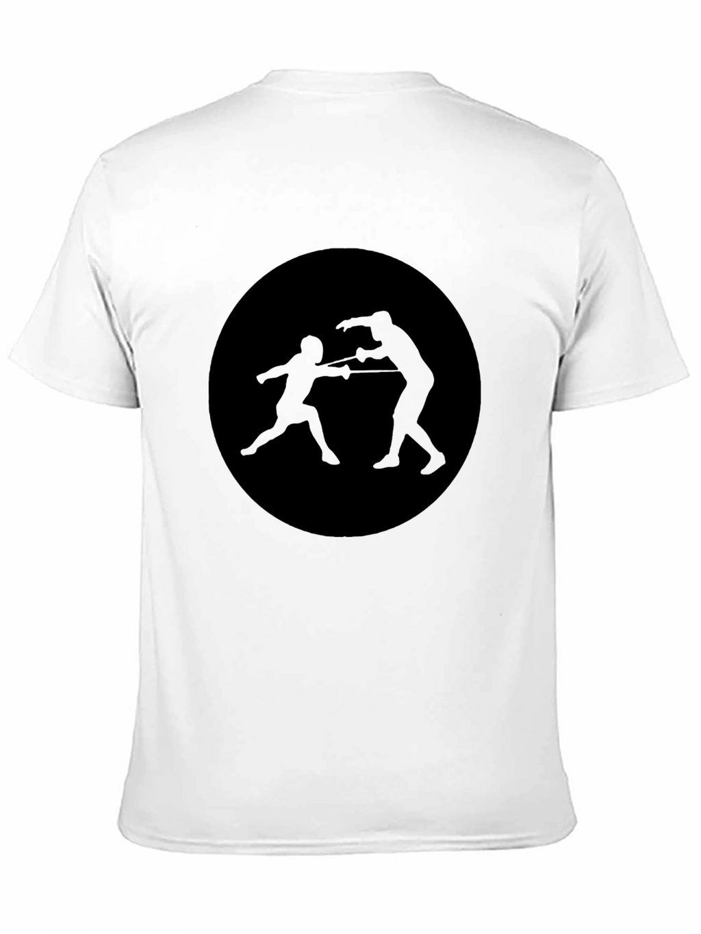 Fencing Silhouette T-Shirt - Black