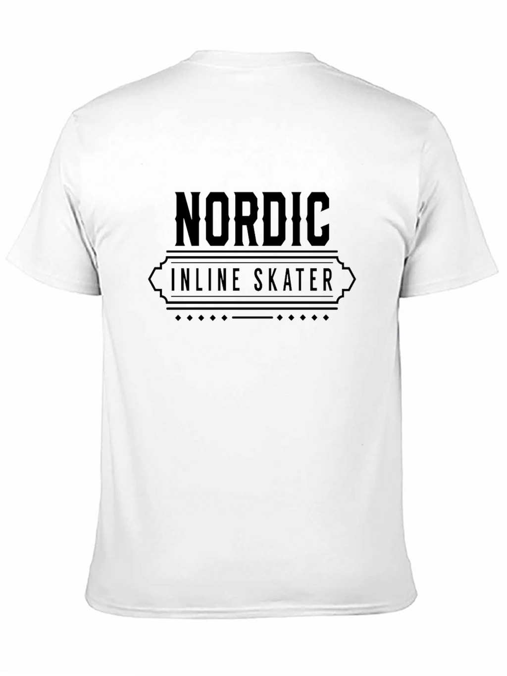 Nordic Inline Skater Black T-Shirt