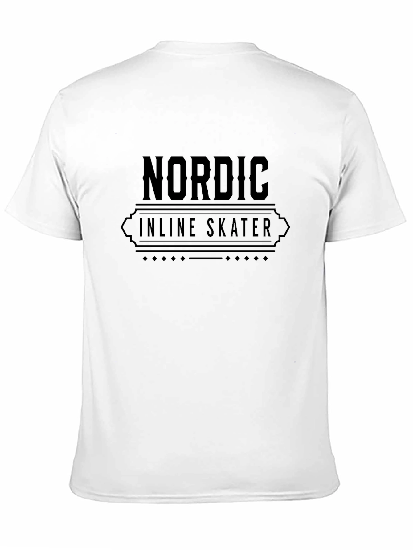 Nordic Inline Skater Black T-Shirt