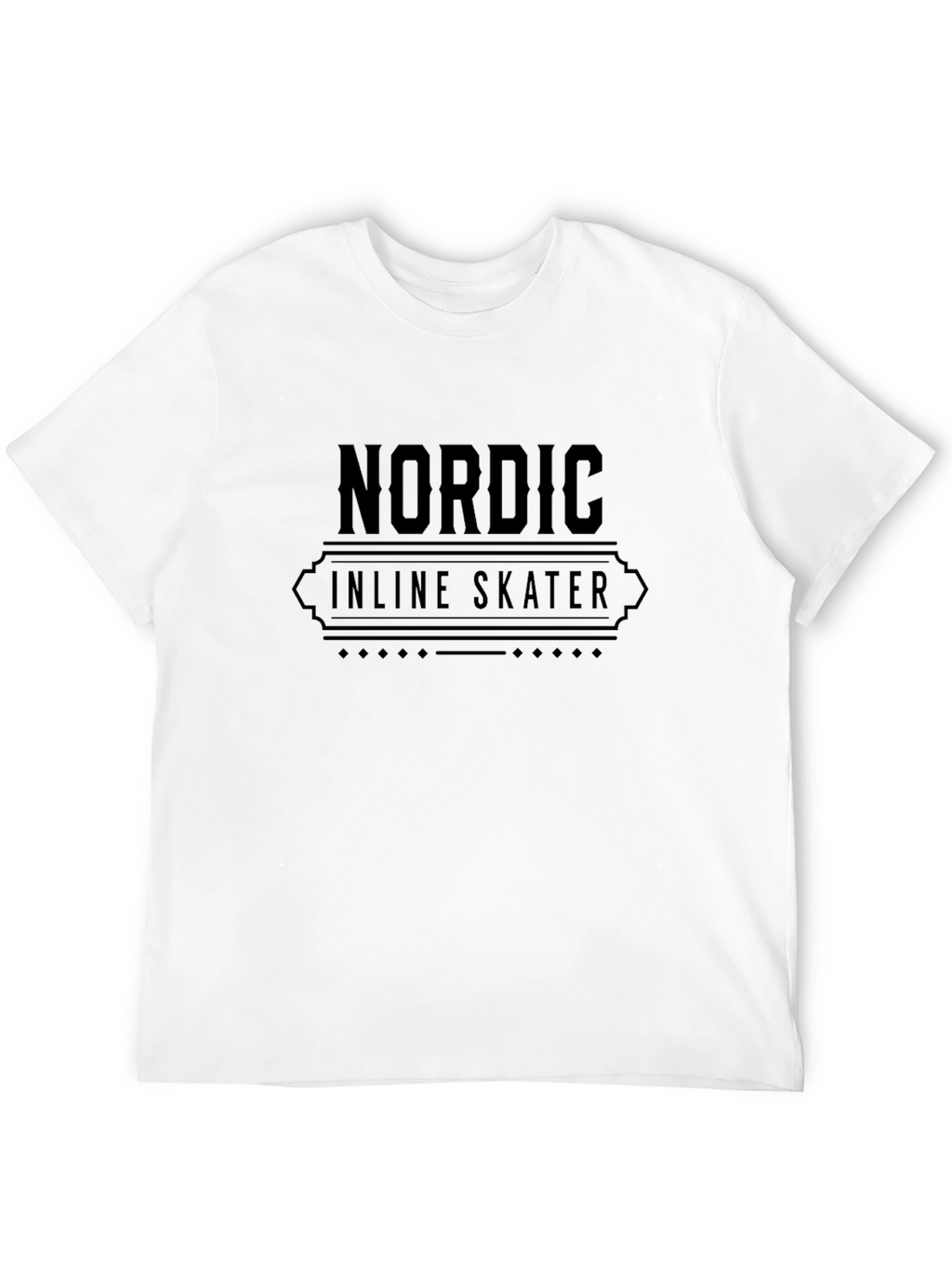 Nordic Inline Skater Black T-Shirt