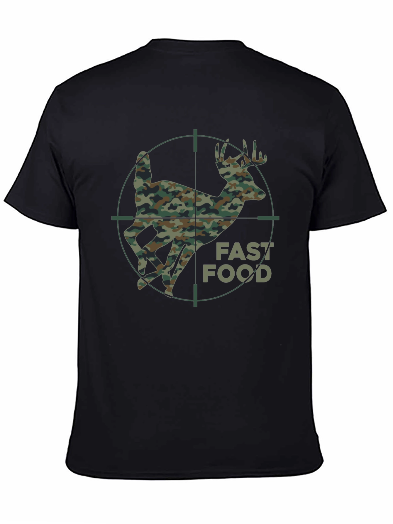 Fast Food Camo Deer Hunting T-Shirt