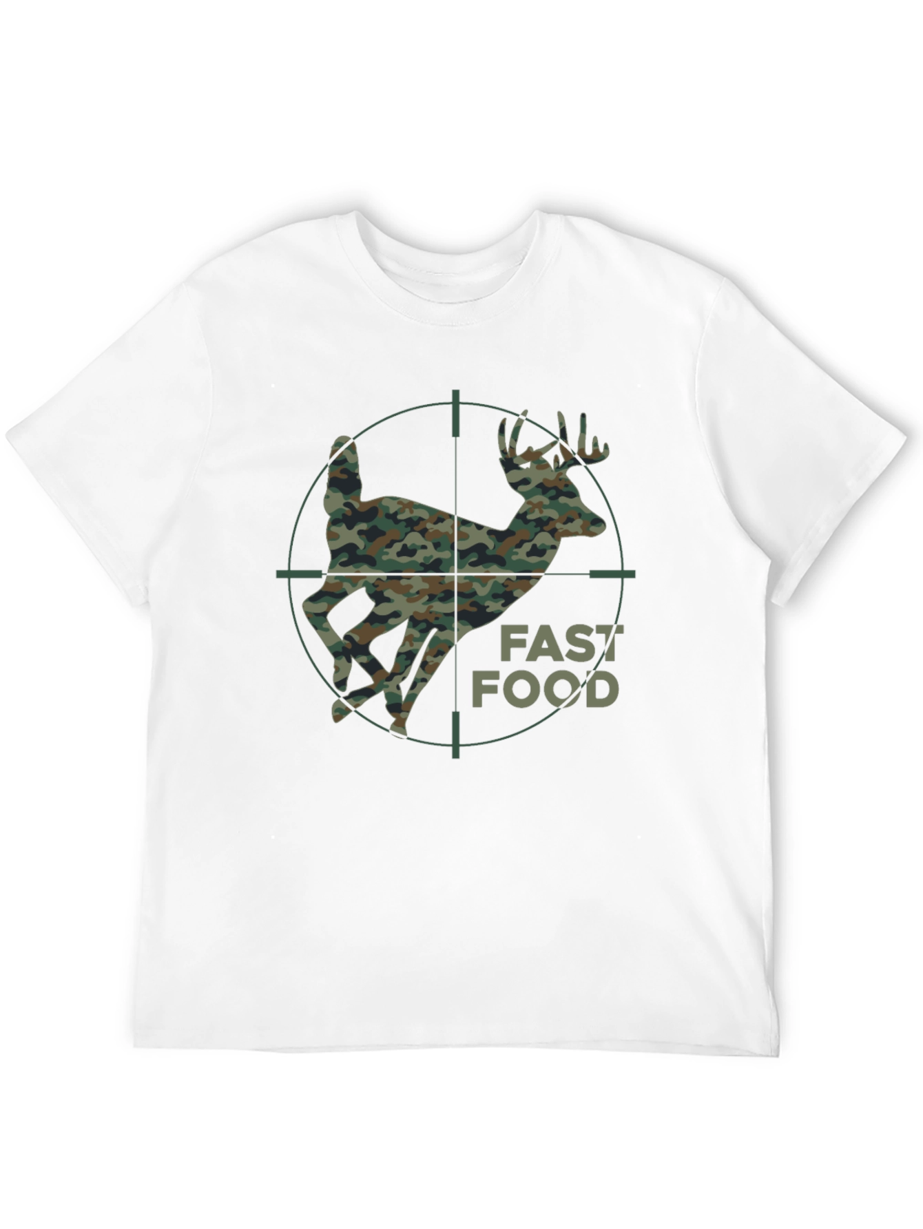 Fast Food Camo Deer Hunting T-Shirt