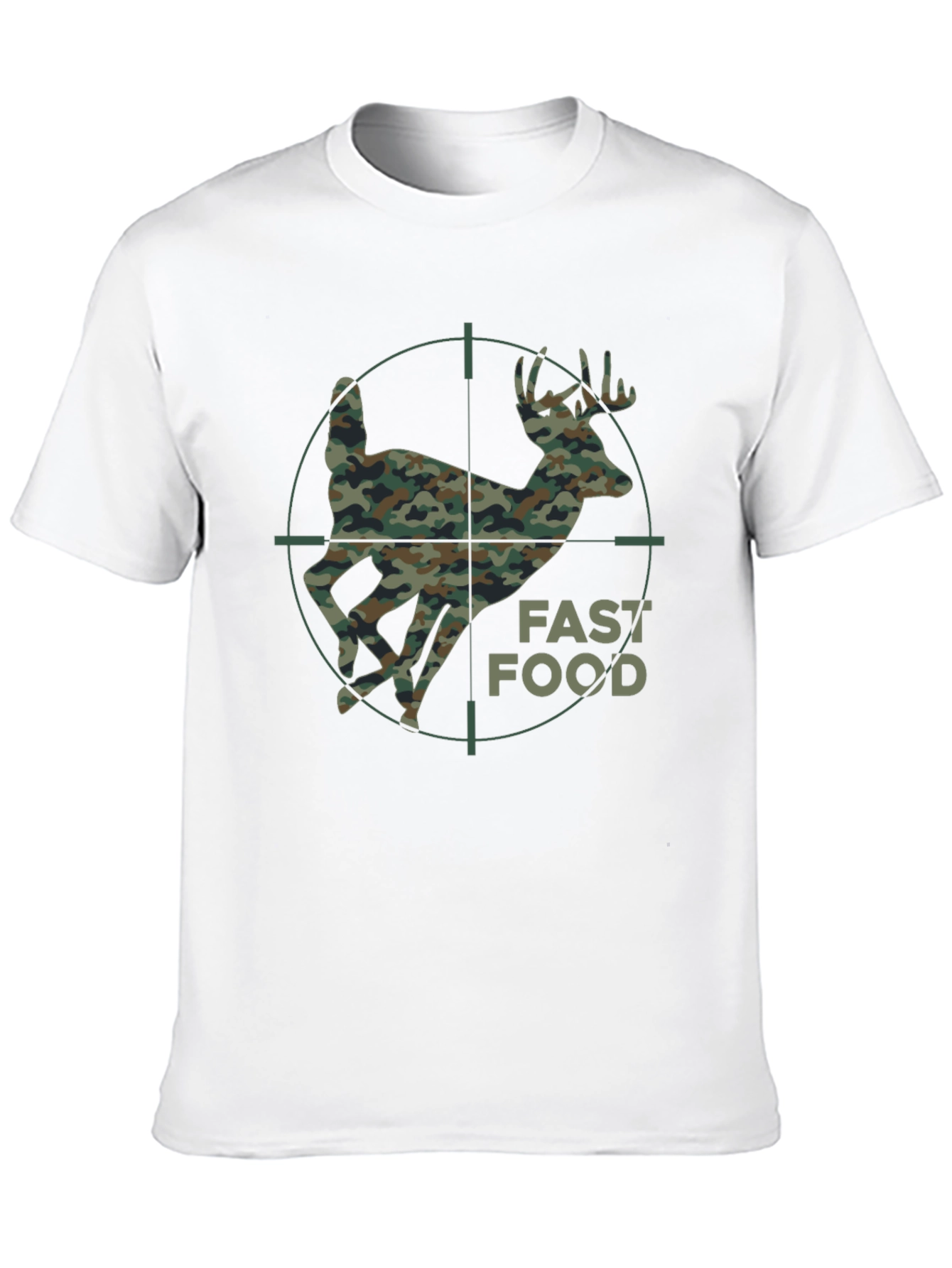 Fast Food Camo Deer Hunting T-Shirt
