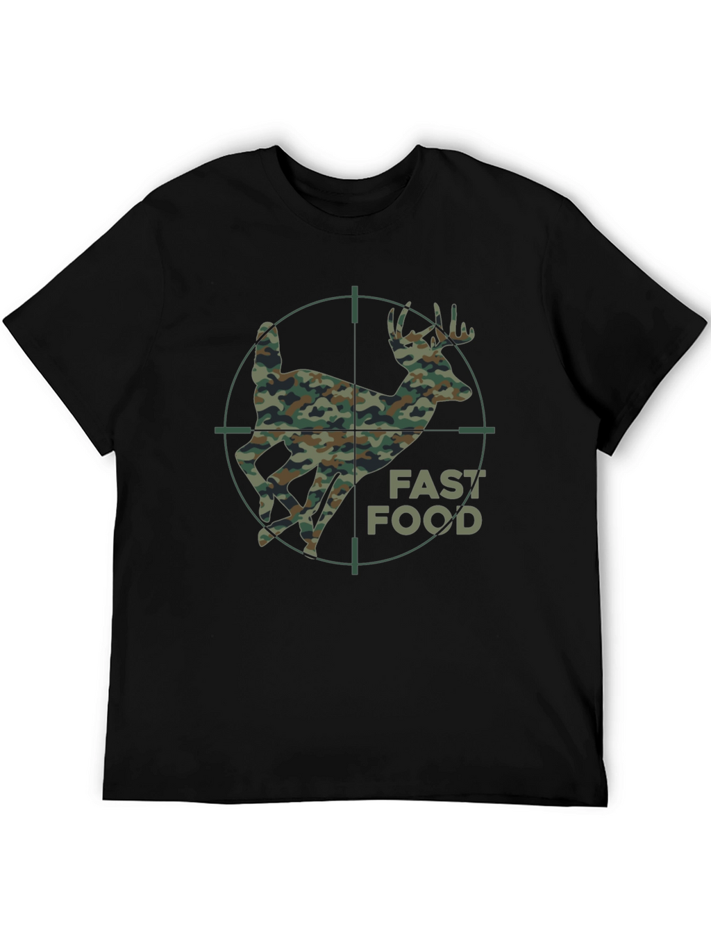 Fast Food Camo Deer Hunting T-Shirt
