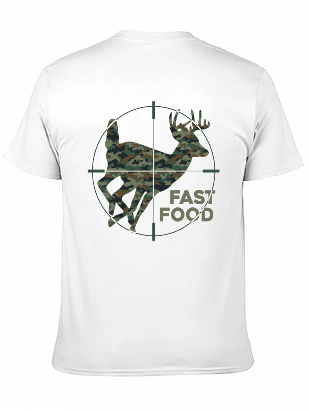 Fast Food Camo Deer Hunting T-Shirt