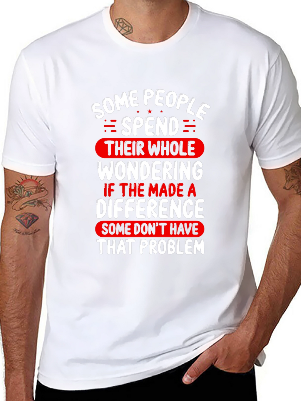 Impactful Statement Tee - SOME PEOPLE SPEND